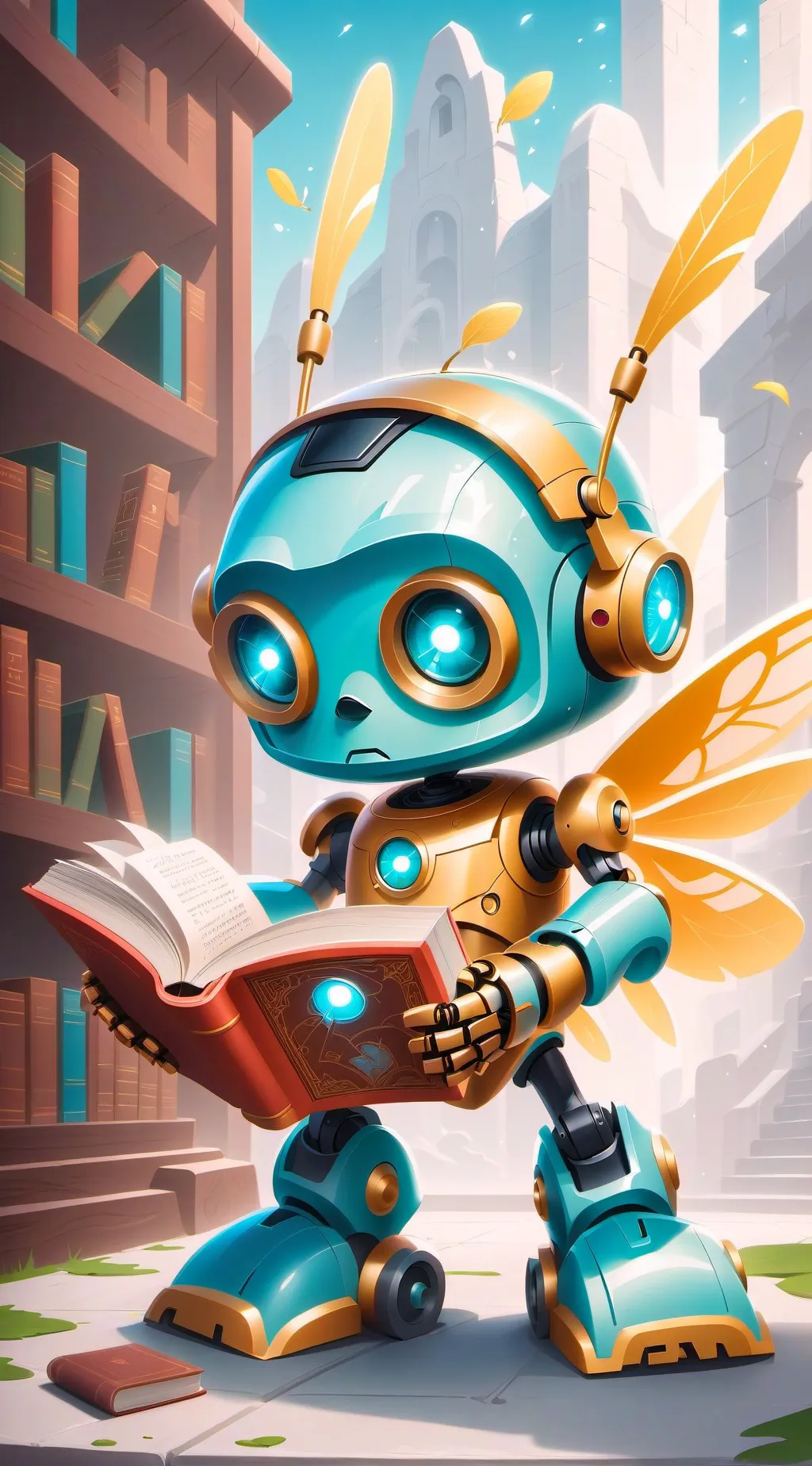 ai character: evry launguge background