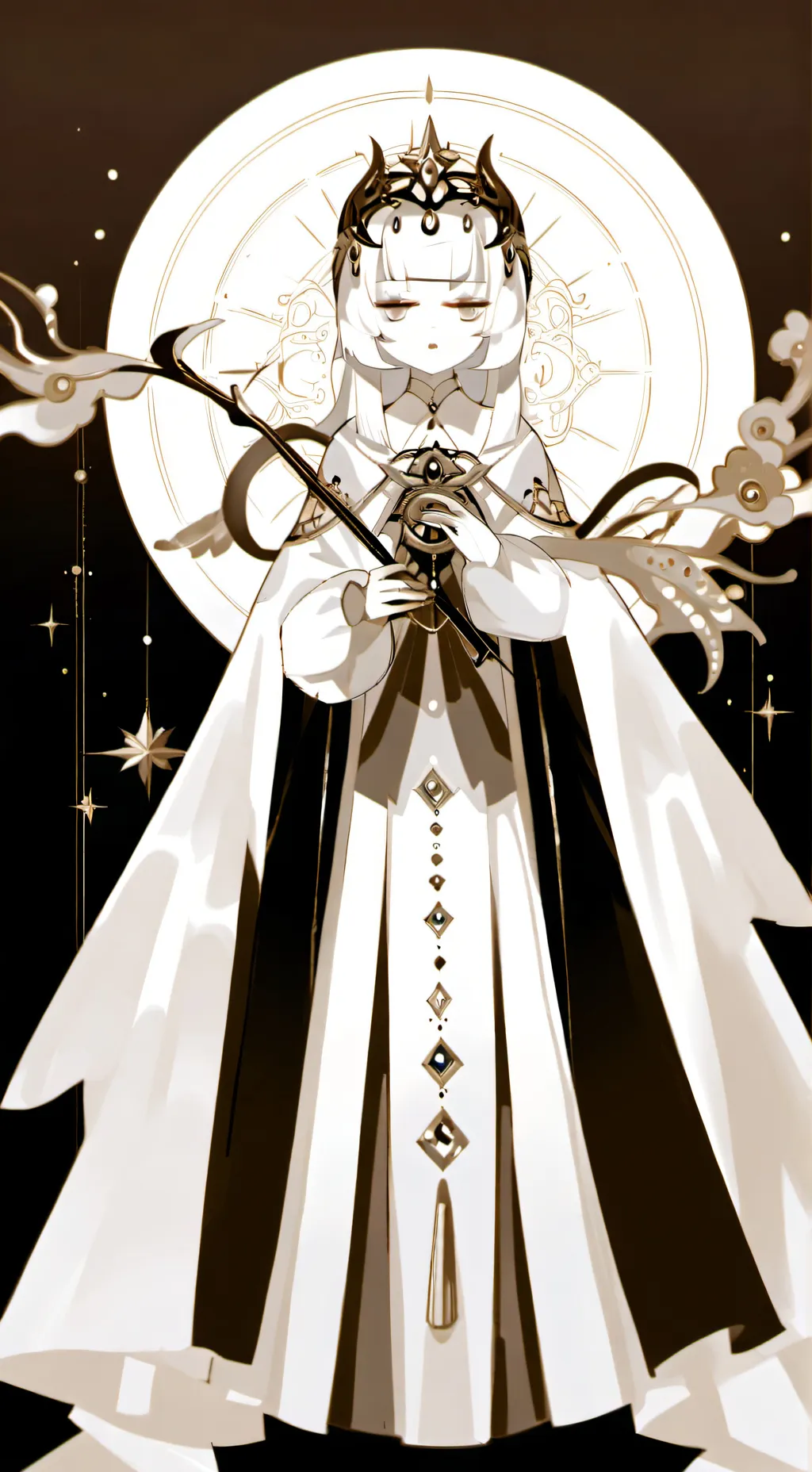 ai character: Mysticflourcookie background