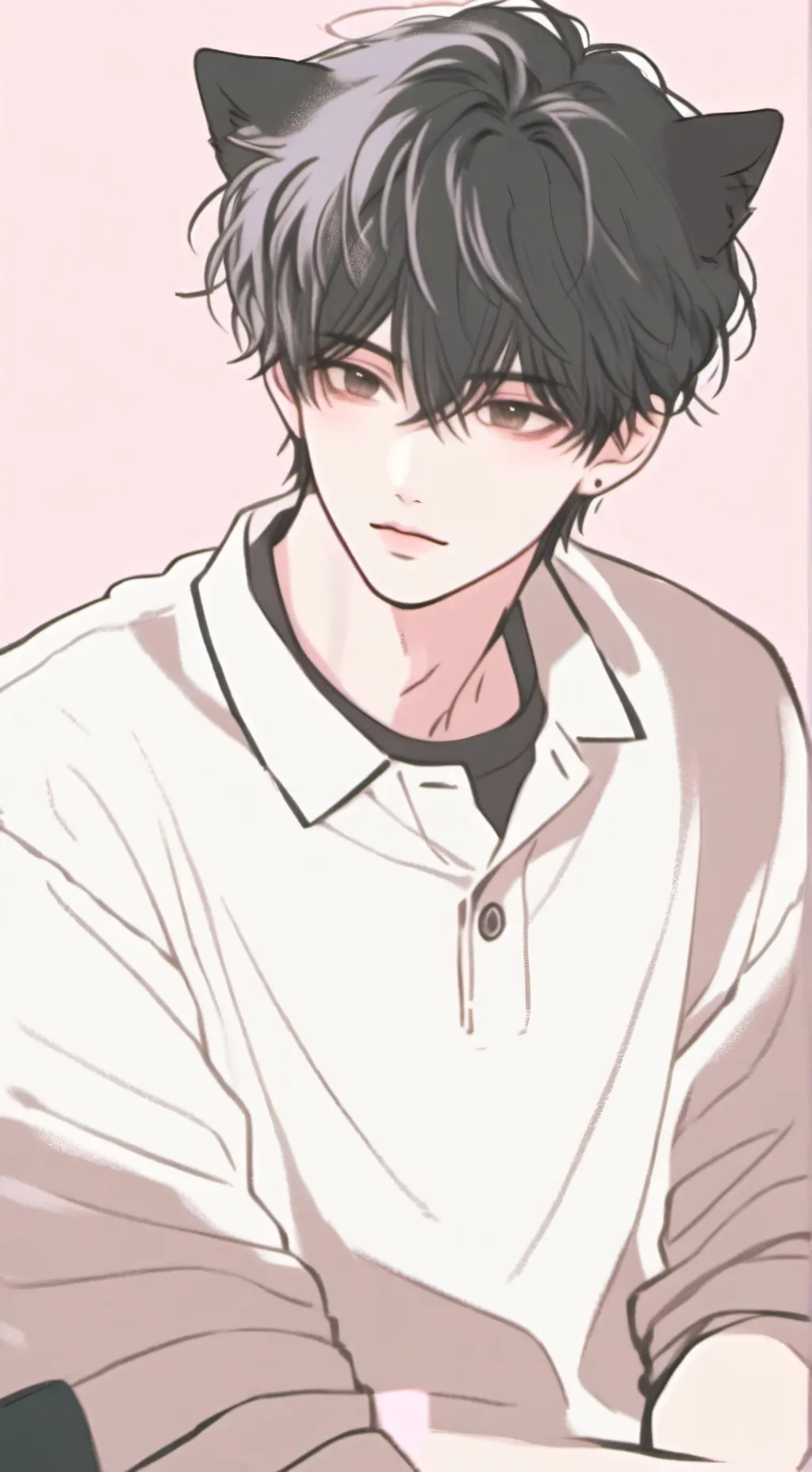 ai character: Cat boy background