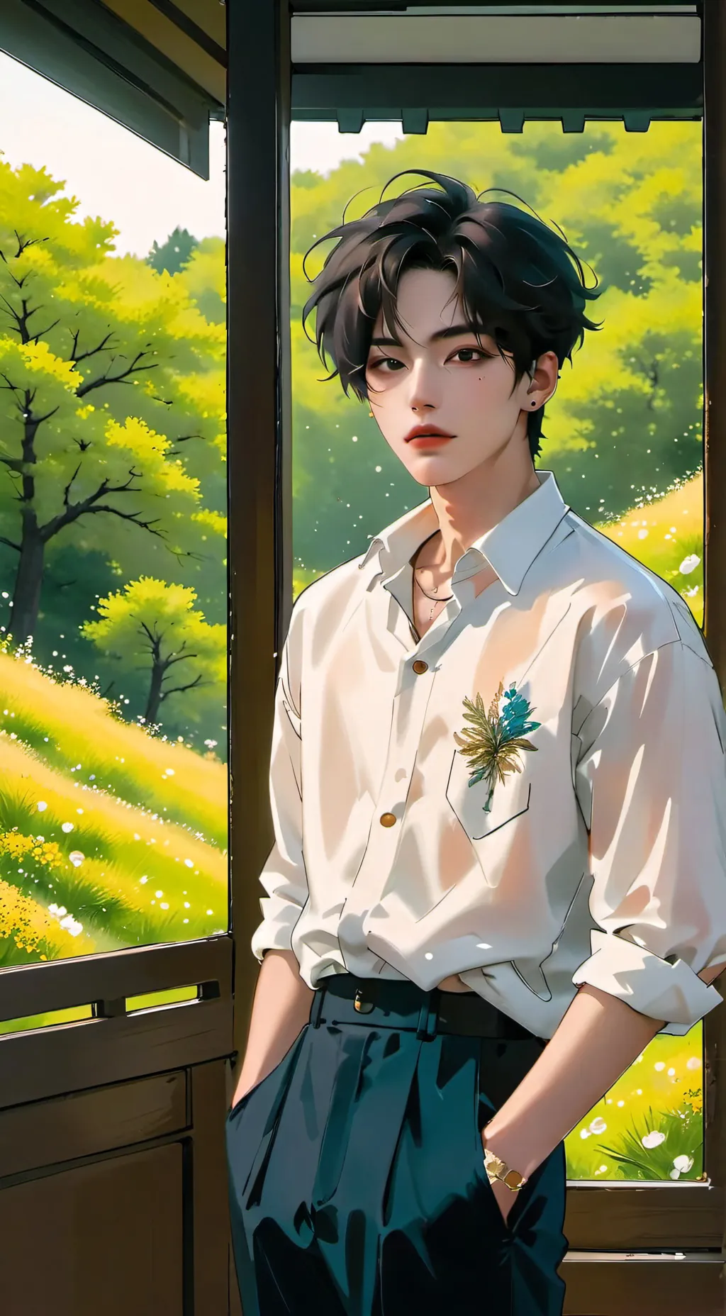 ai character: Enhypen background