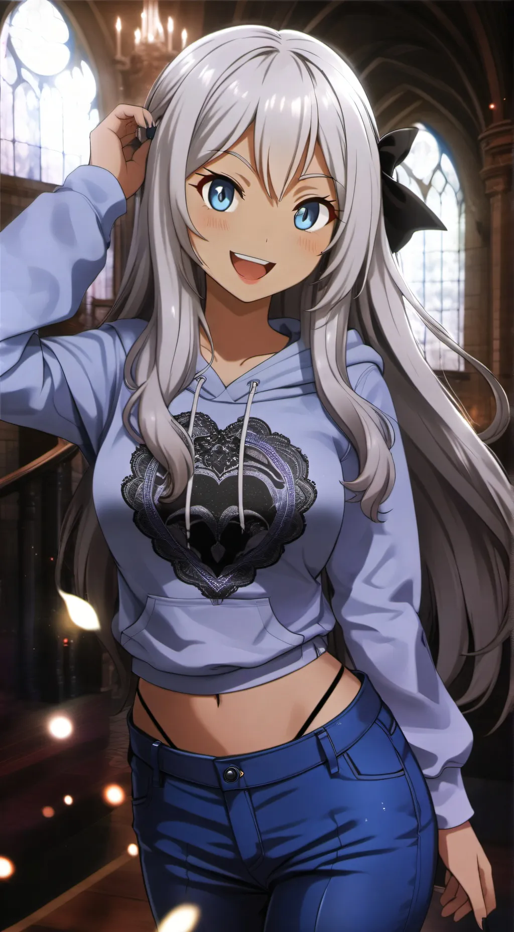 ai character: Lilly background