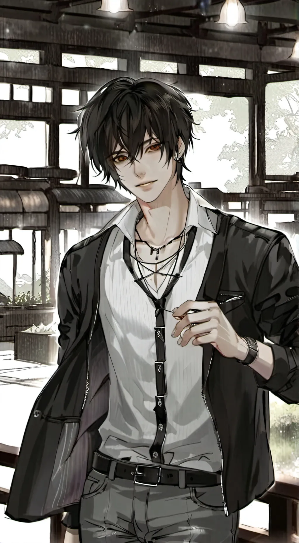 ai character: chris background