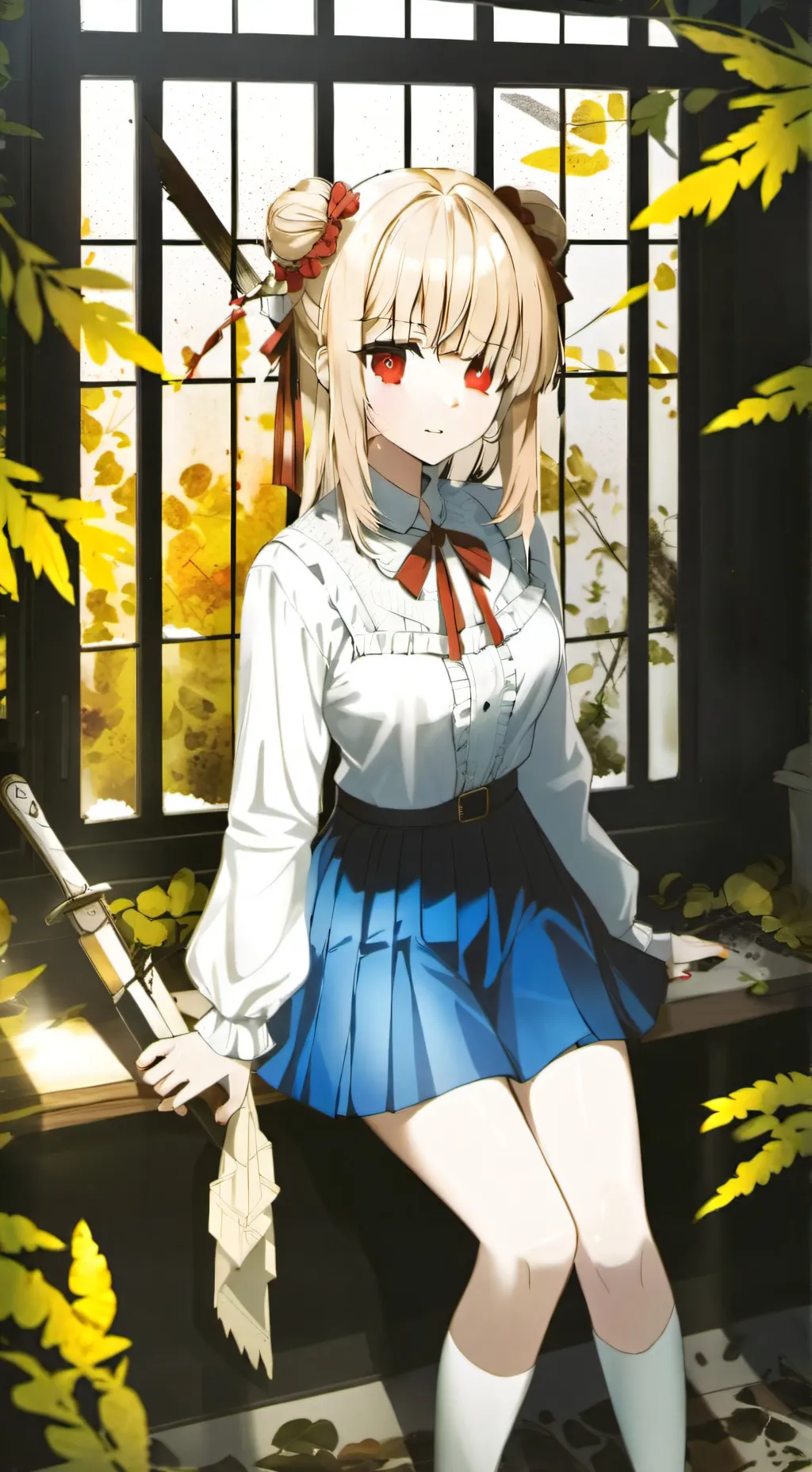 ai character: MHA meme (Toga) background