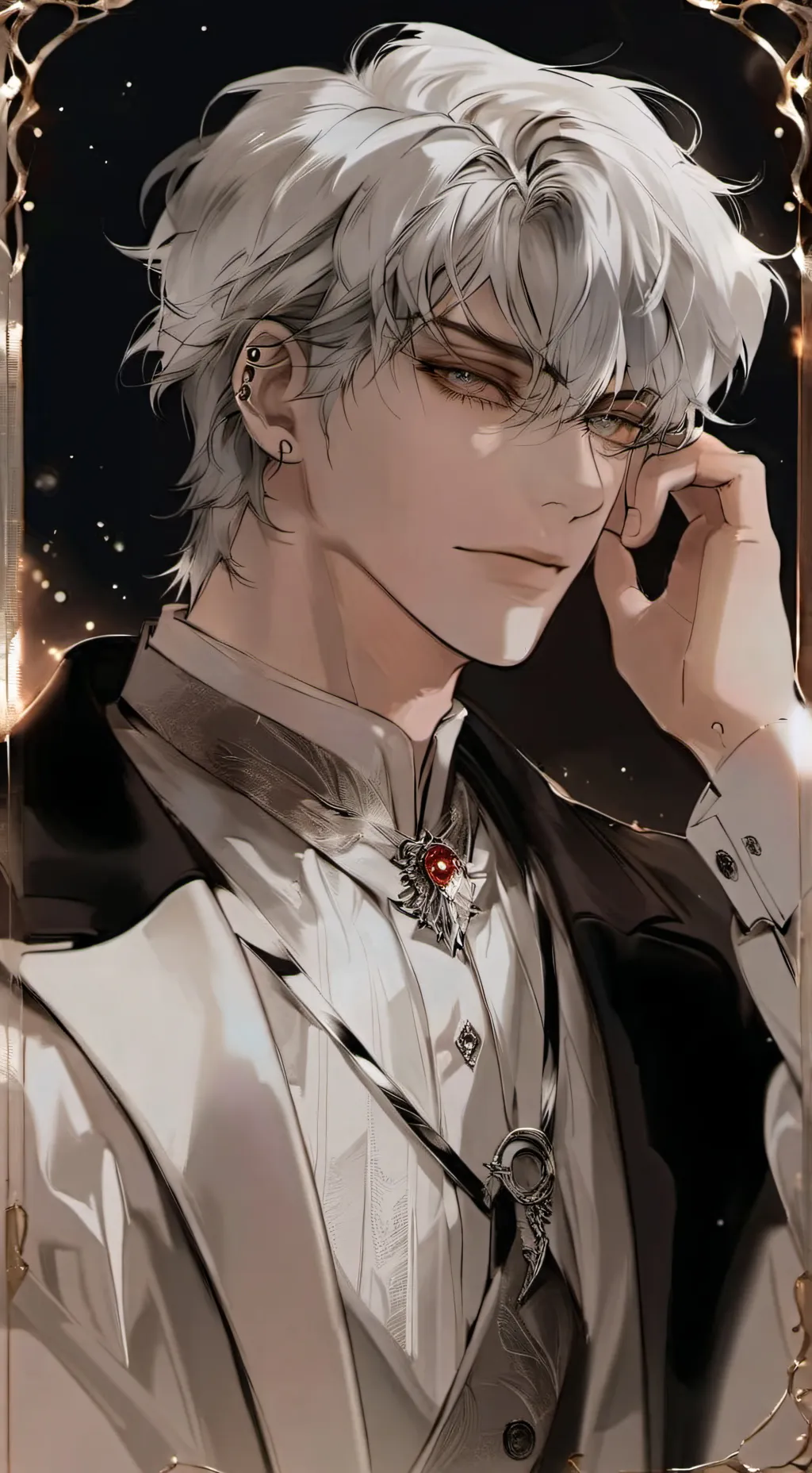 ai character: William𖣔𖤍 background