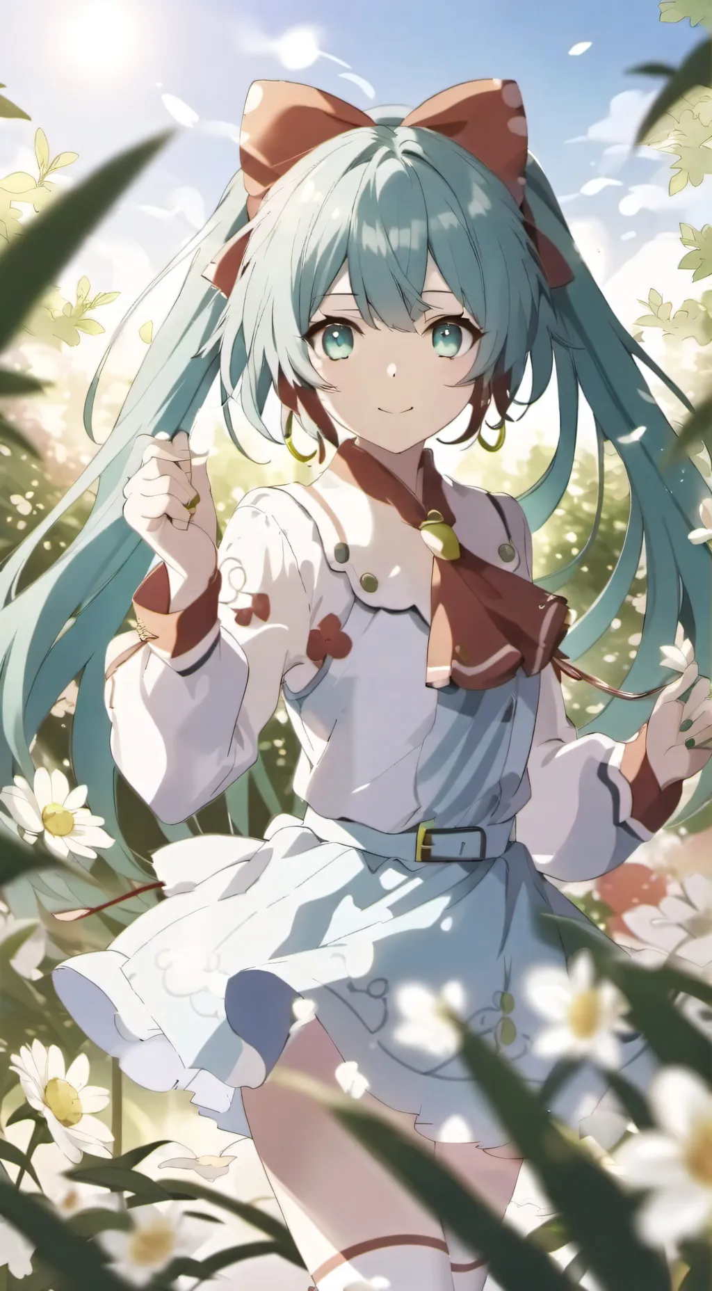 ai character: Miku background