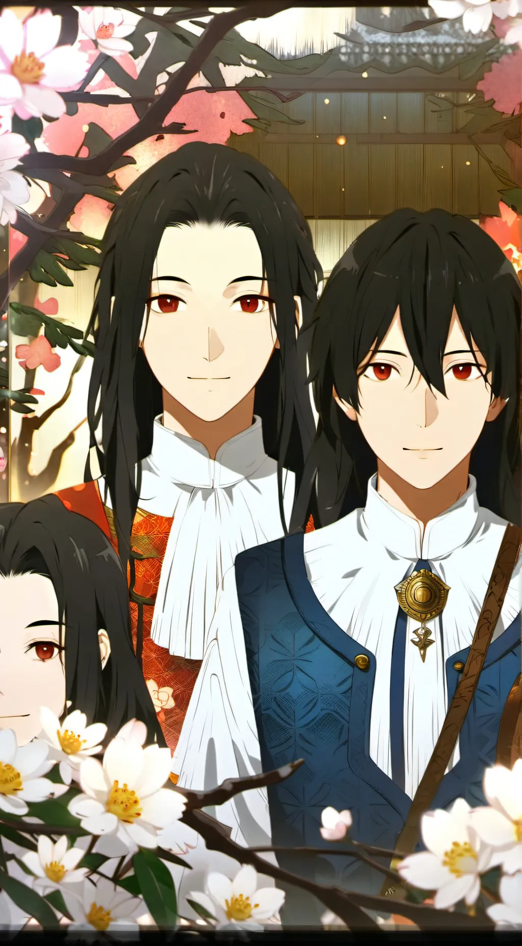 ai character: cafe y chocólate background