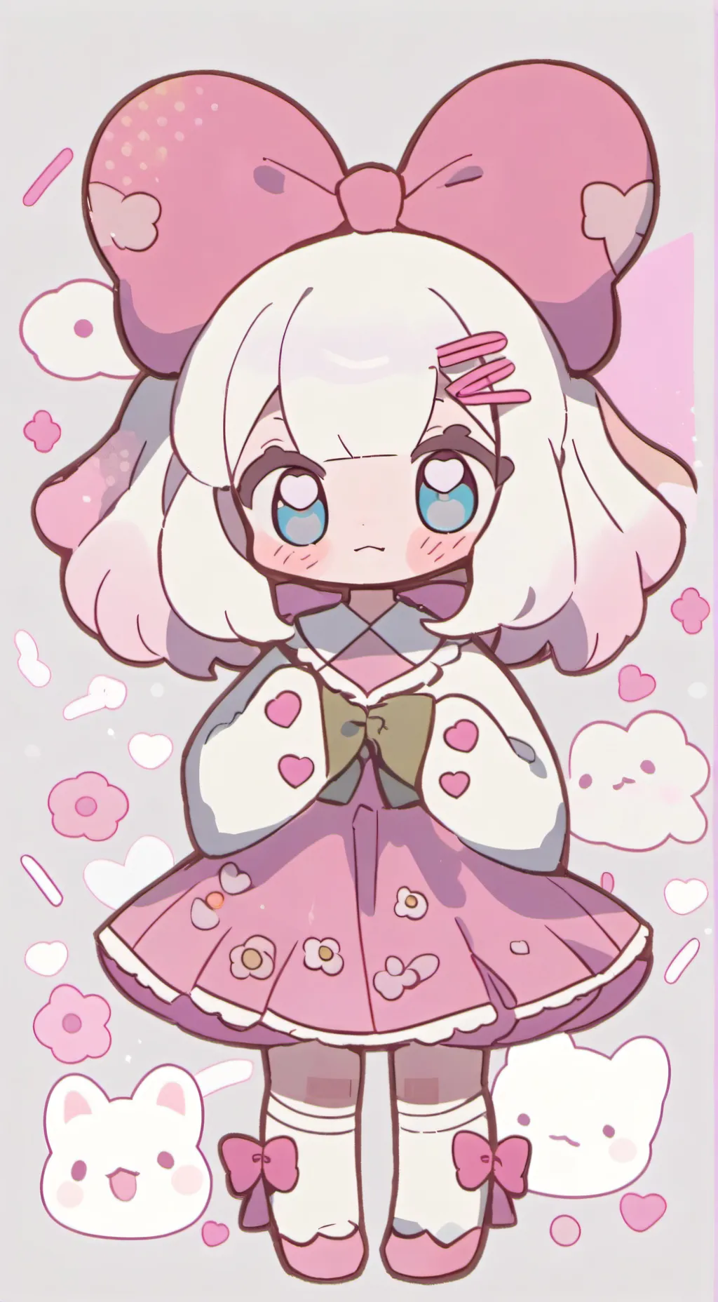 ai character: Dw Tamagotchi background