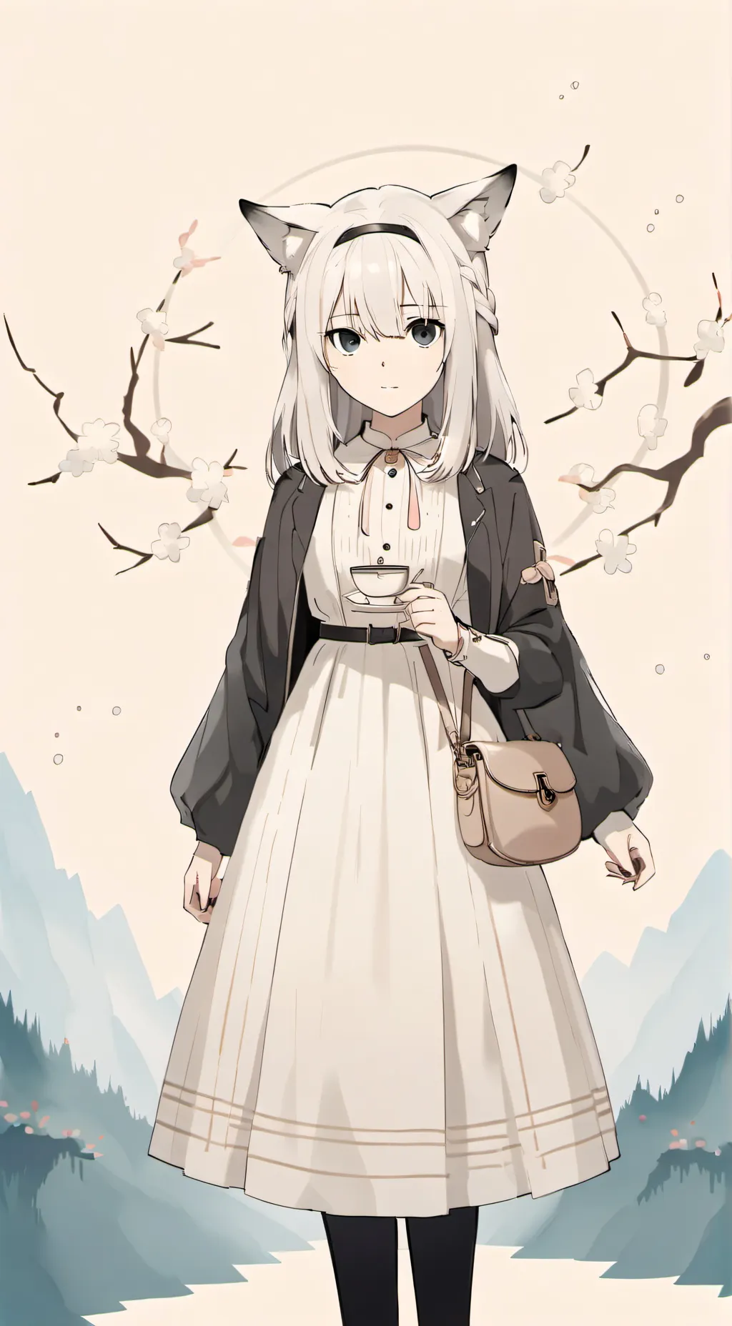ai character: ⚔️MHAXSnowleopard🐆 background
