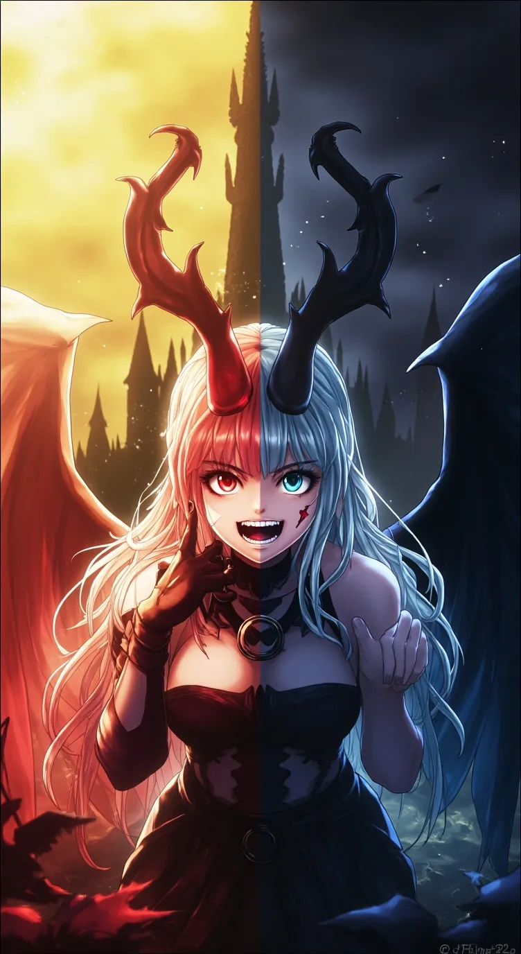ai character: Nyx Luminara background