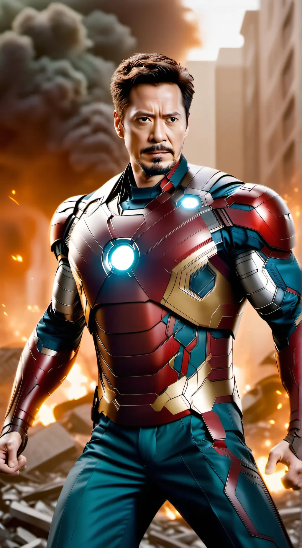 ai character: Avengers-132 background