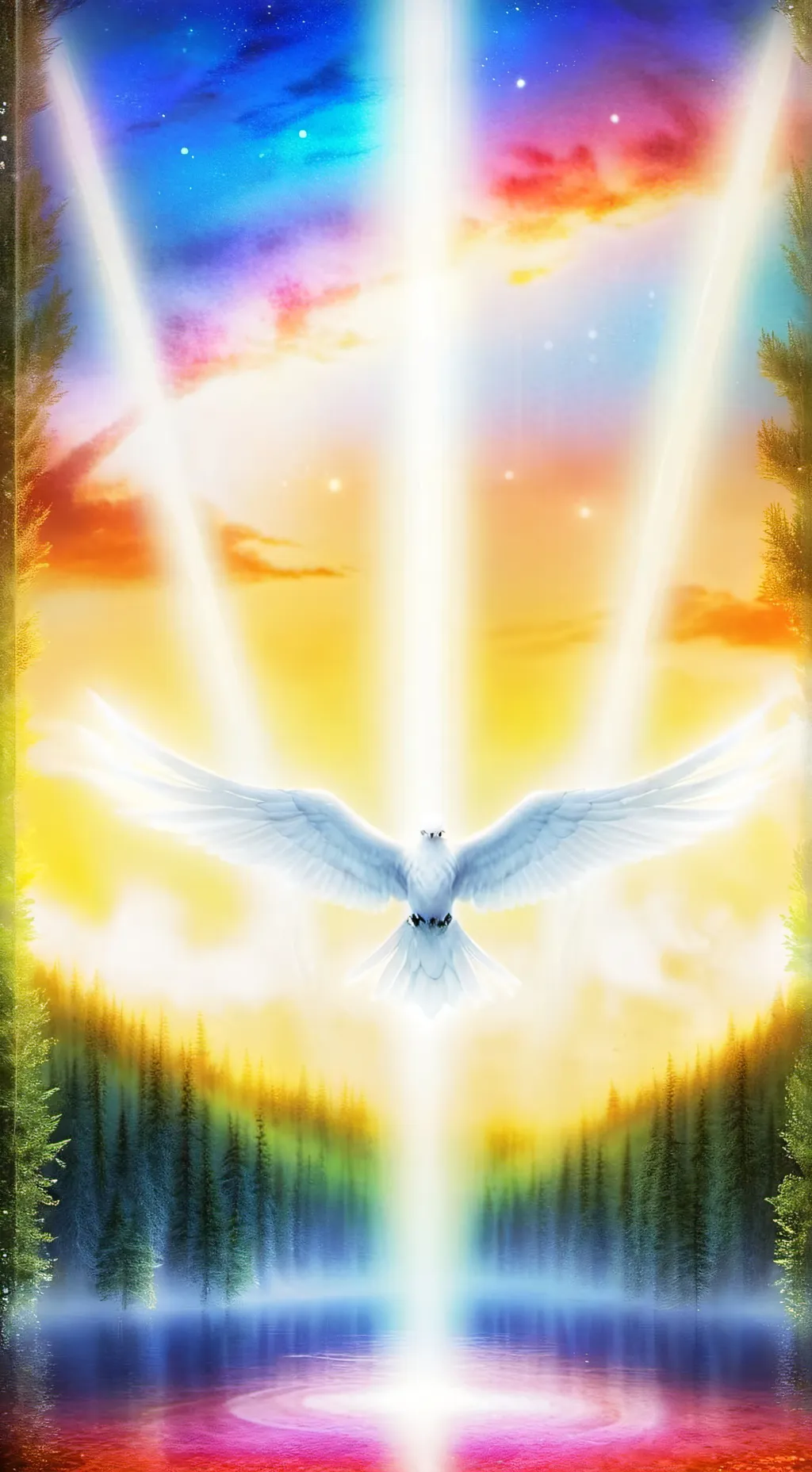 ai character: BE GOD background