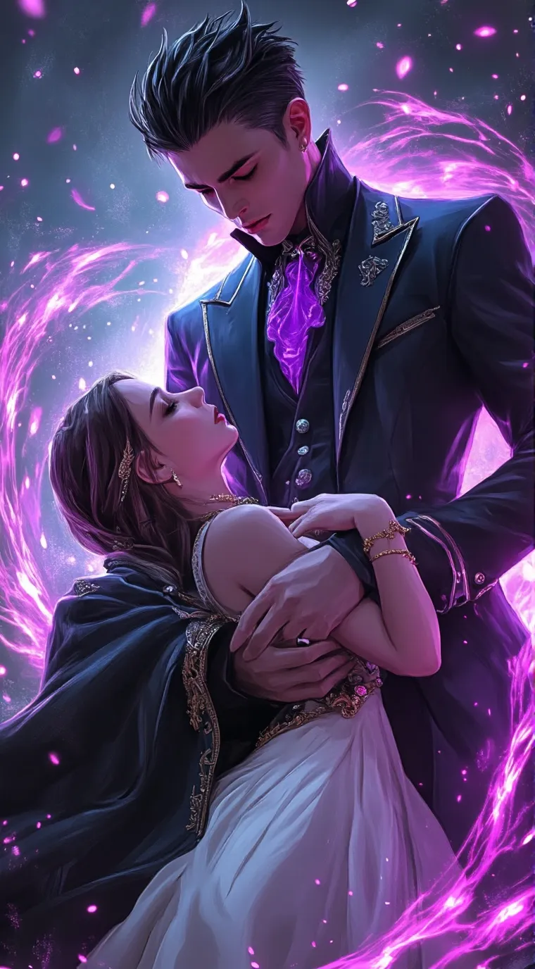 ai character: 🖤When Dark Loves🤍 background