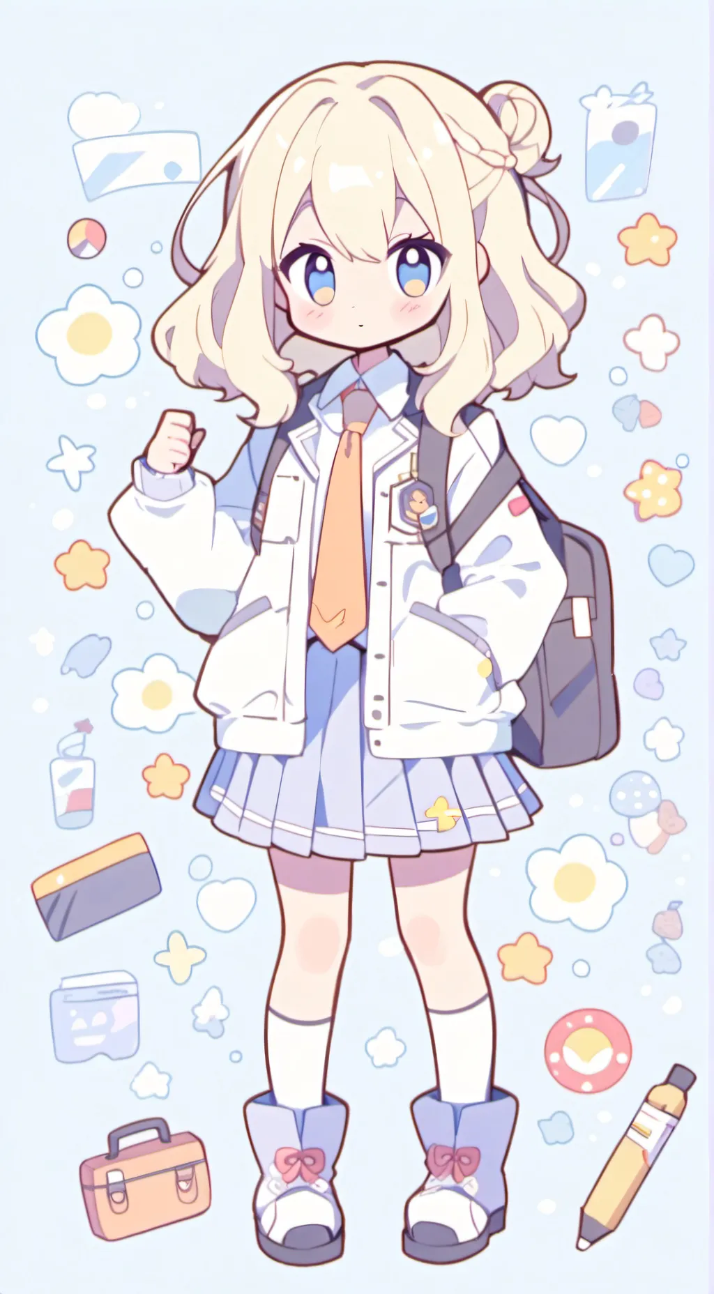 ai character: Émie  background