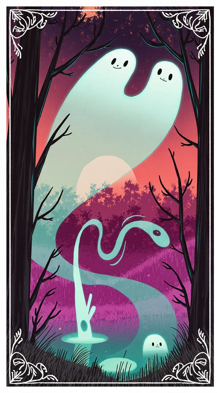 ai character: ska haunted house background