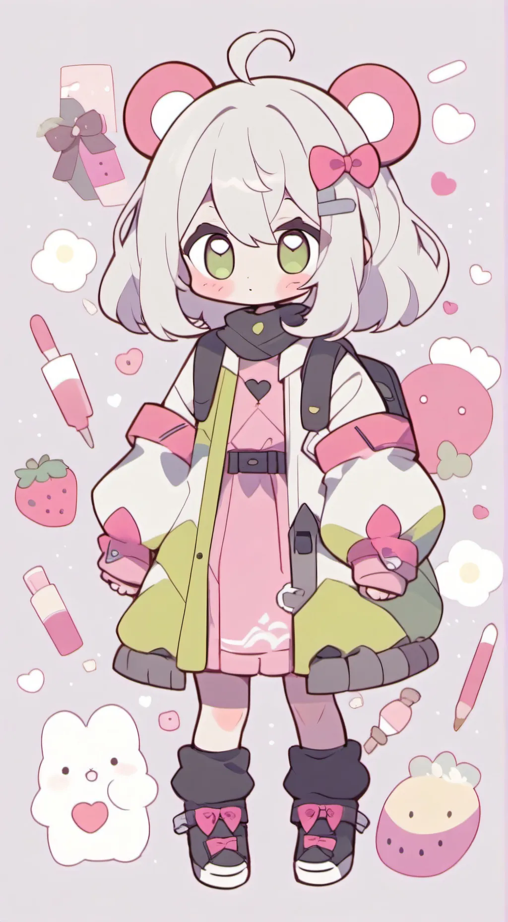 ai character: ляля background