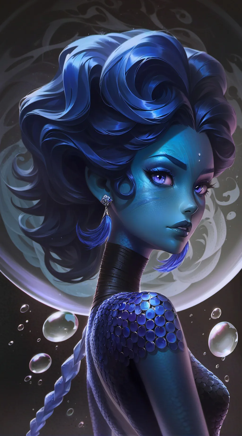 ai character: Lapis lazuli  background