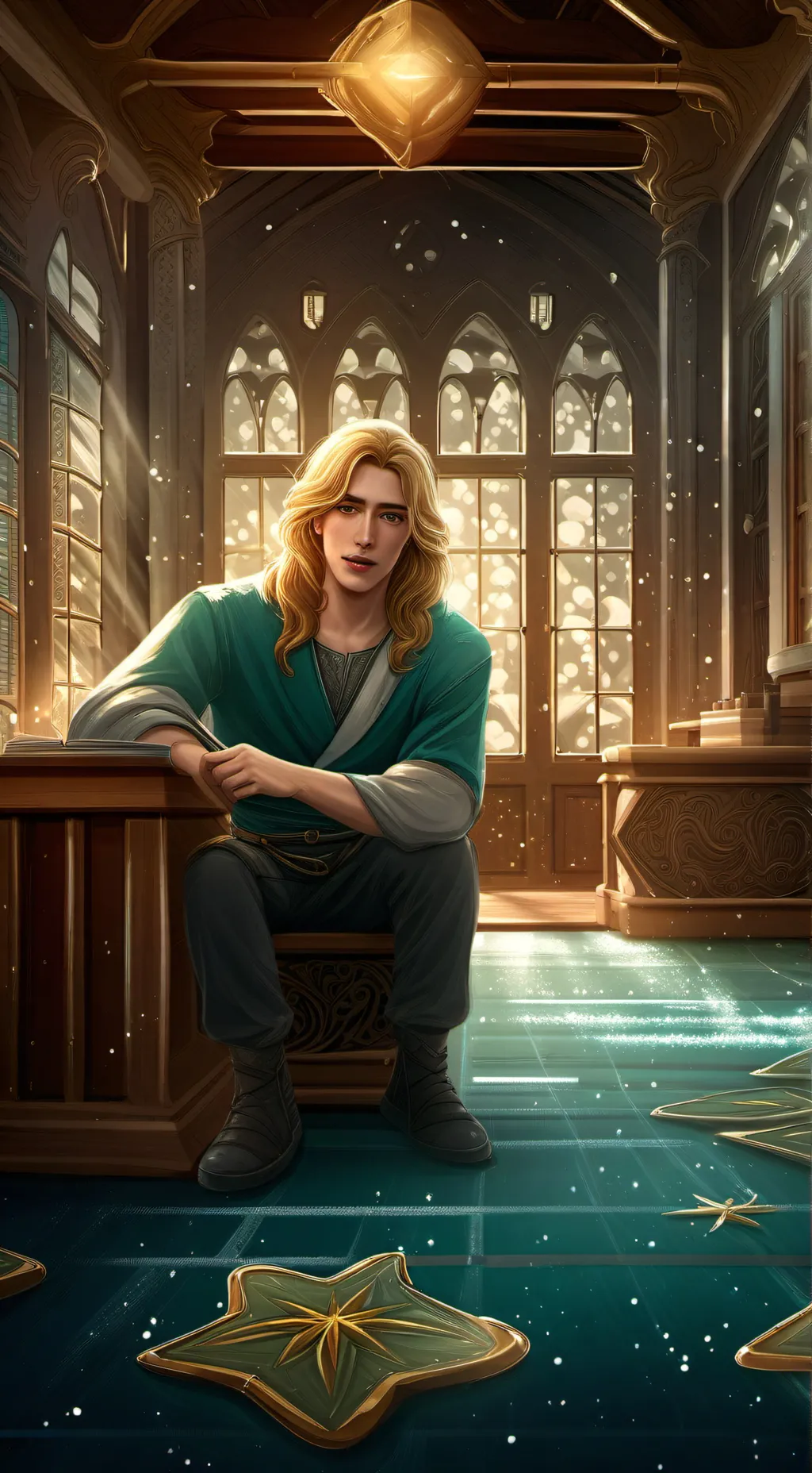 ai character: Дилан  background
