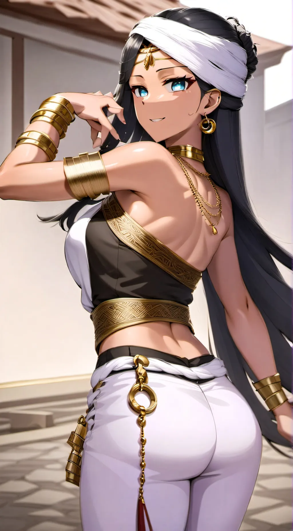 ai character: Ishizu Ishtar  background