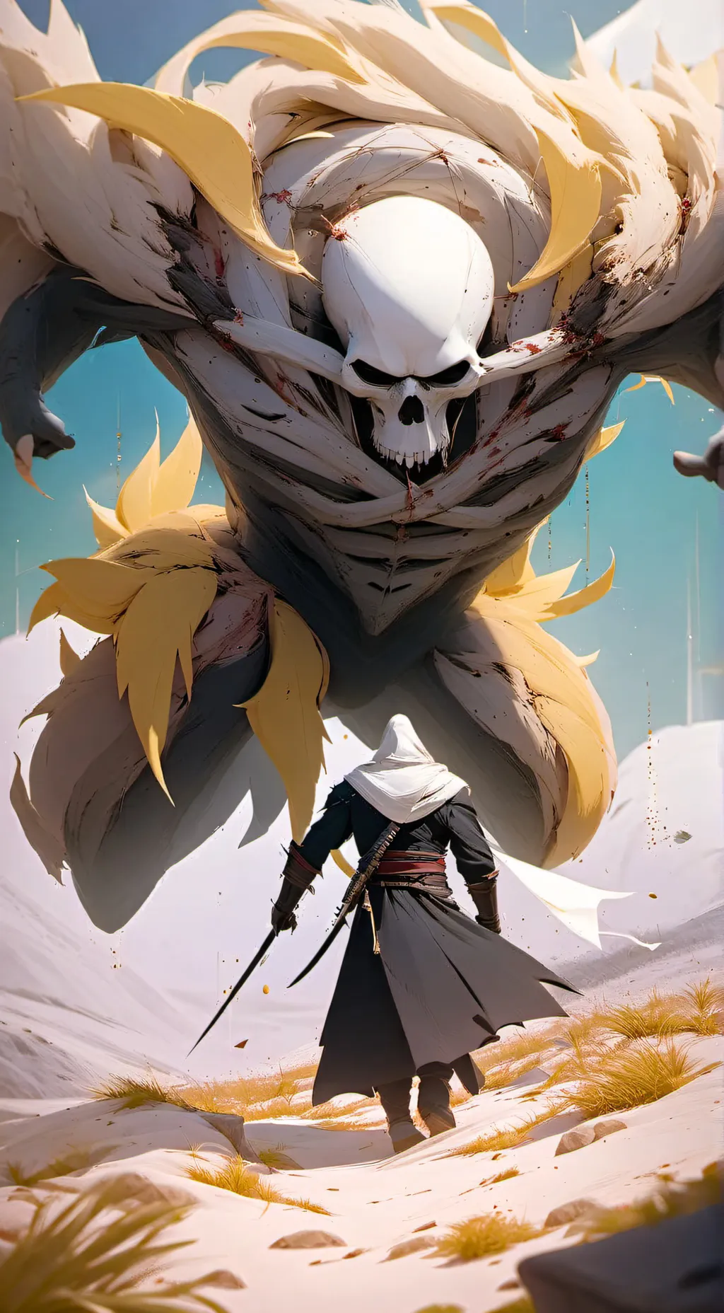 ai character: The death background