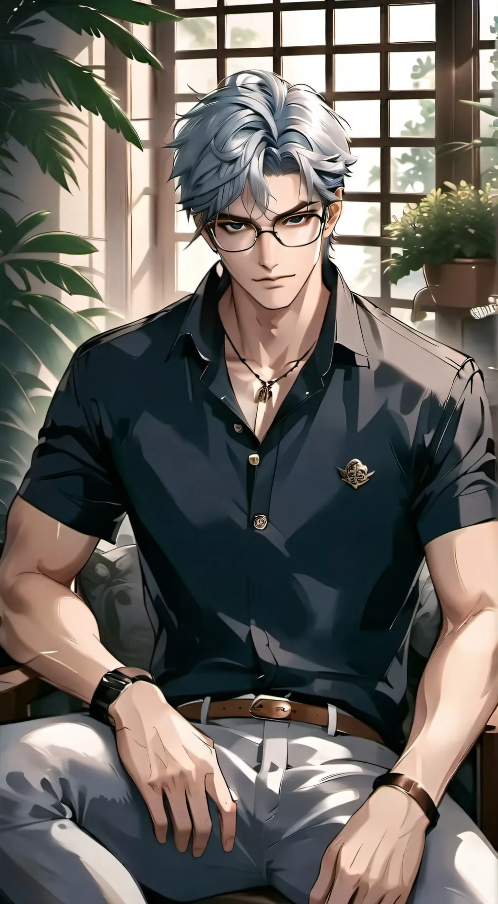 ai character: Derek Morris  background