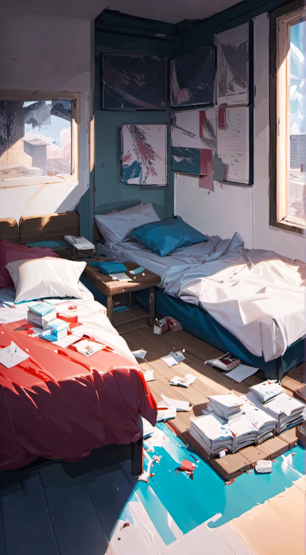 ai character: HH, Sick Day background