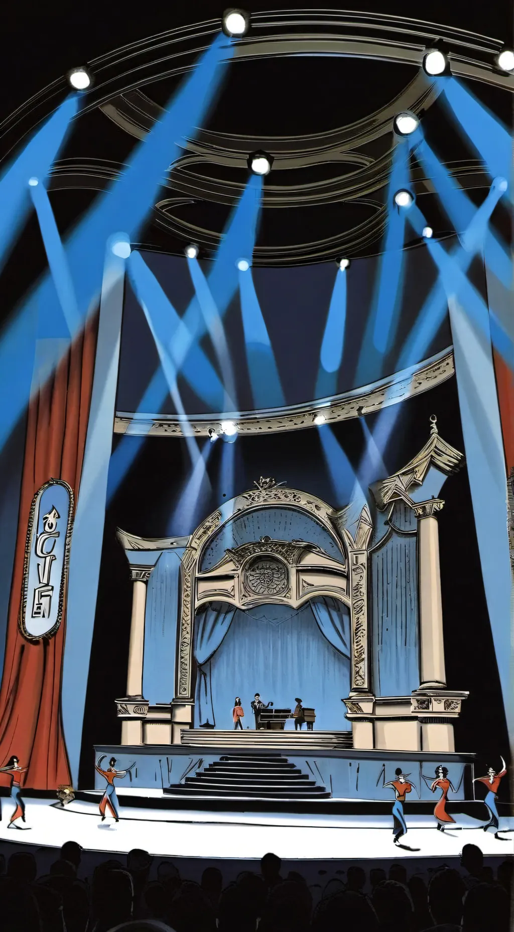 ai character: FS TALENT SHOW background