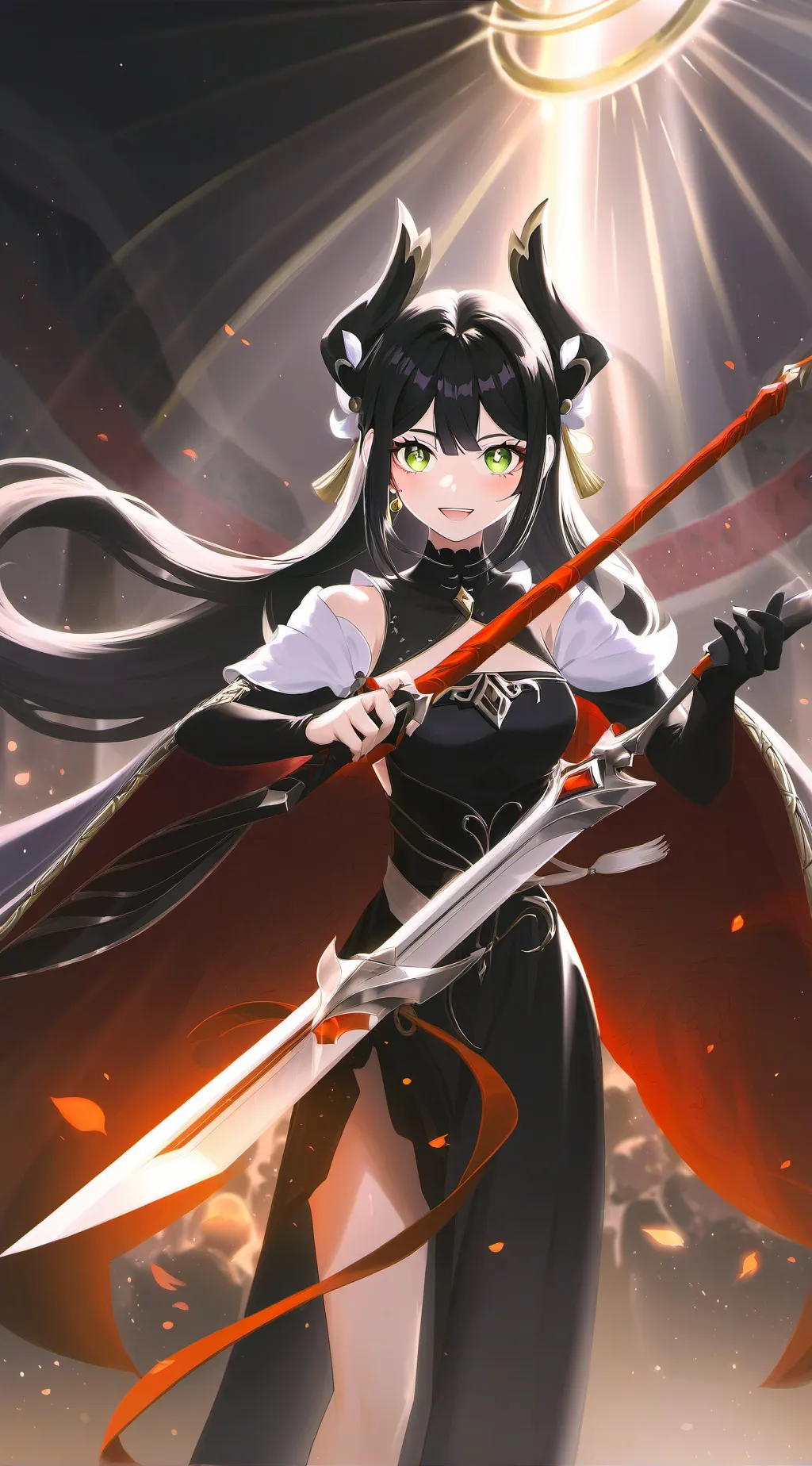 ai character: mha random background