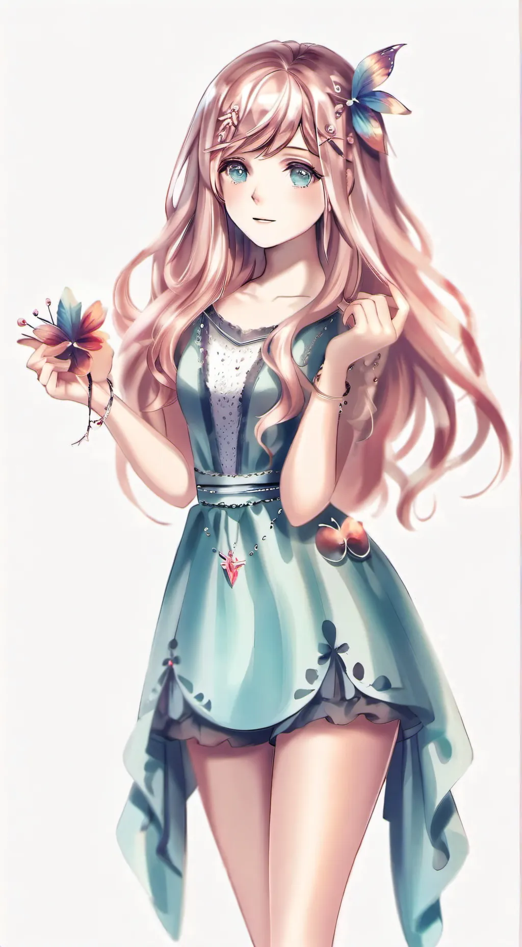 ai character: luna bella  background