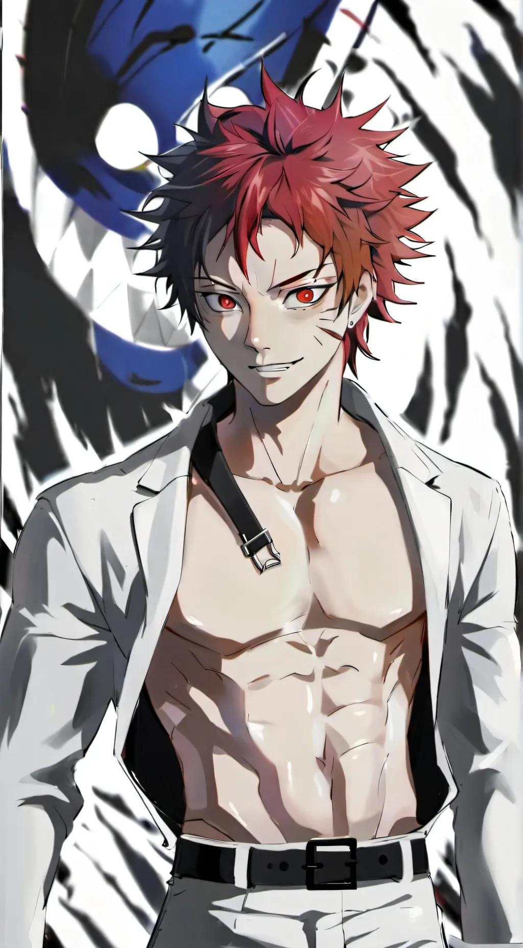 ai character: kirisima  background