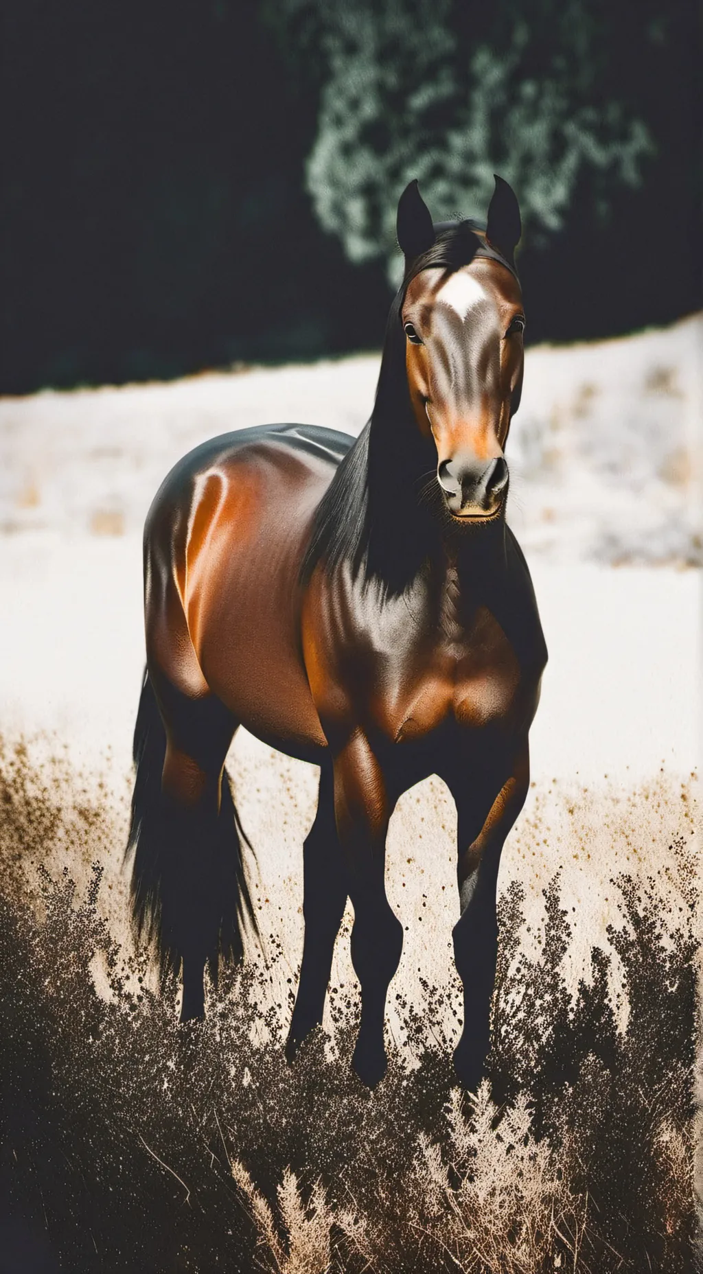 ai character: horse background