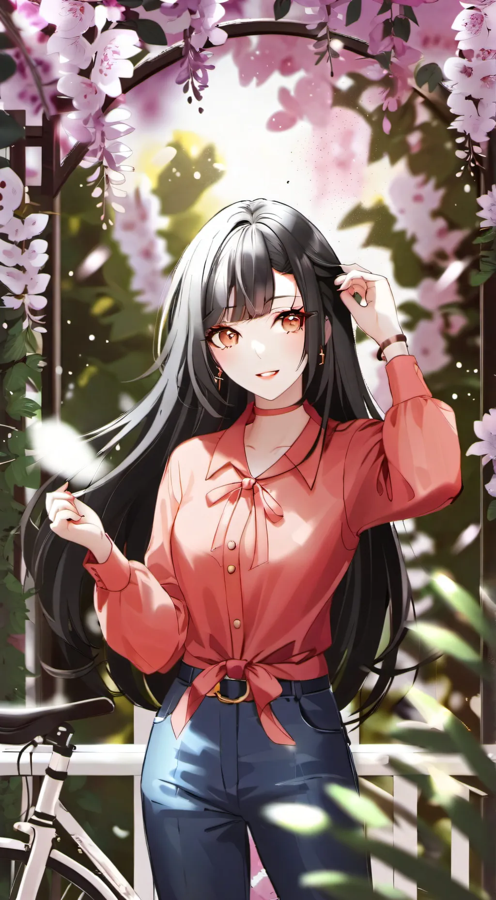 ai character: Allison  background