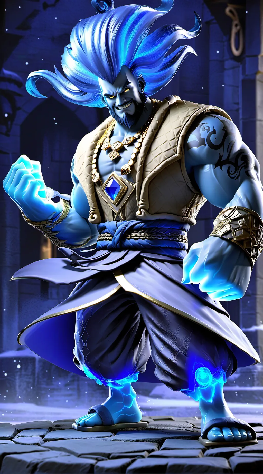 ai character: Genie background