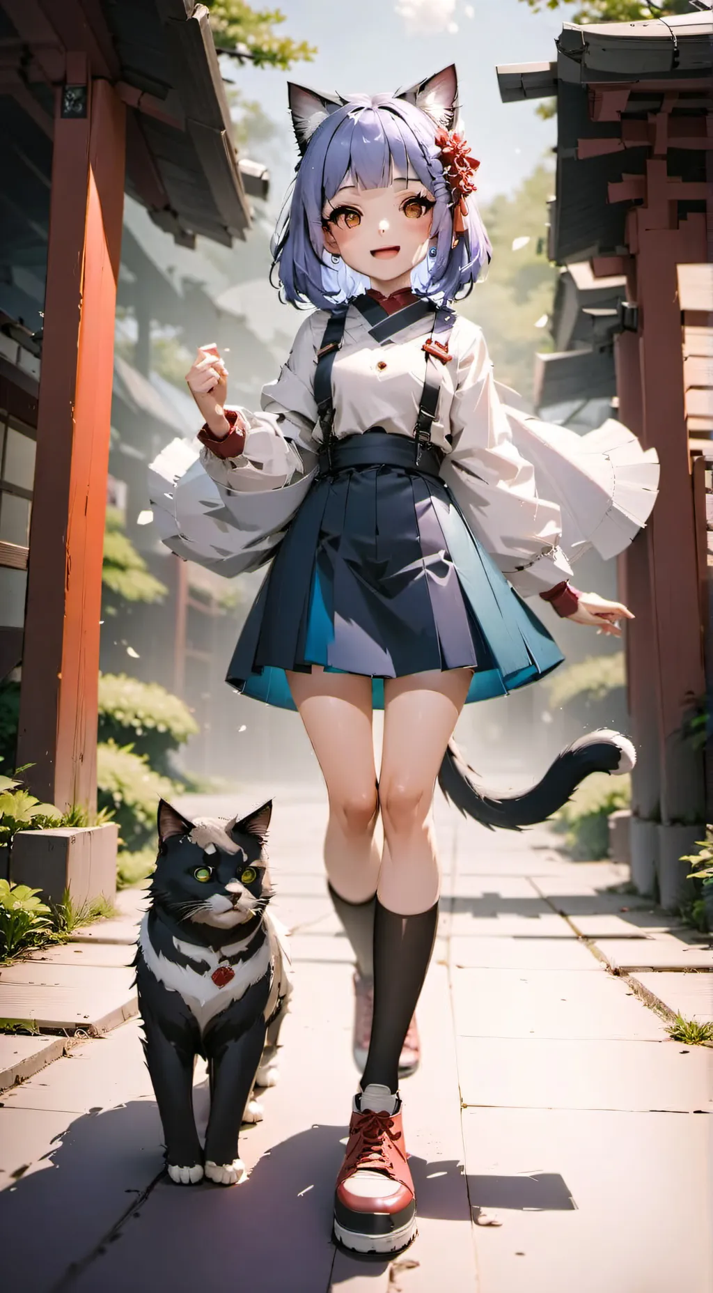 ai character: Japón  background