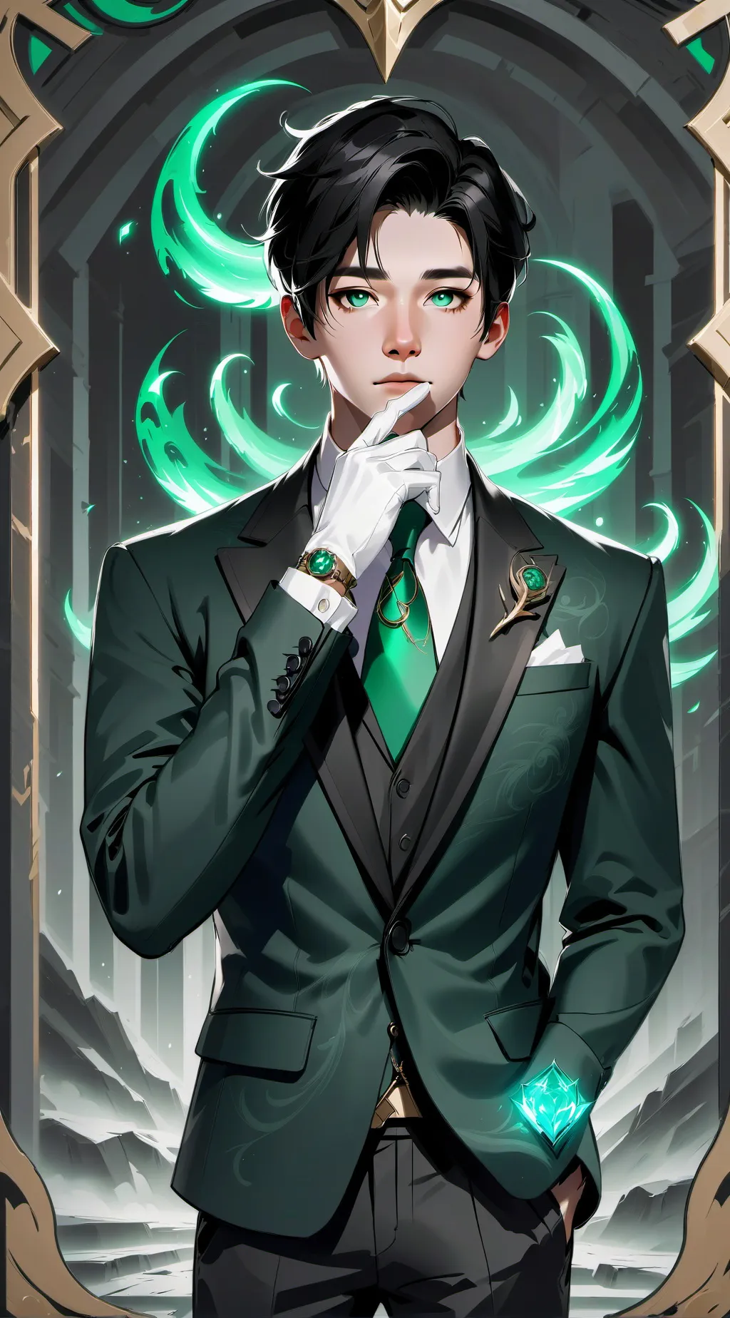 ai character: Лари background