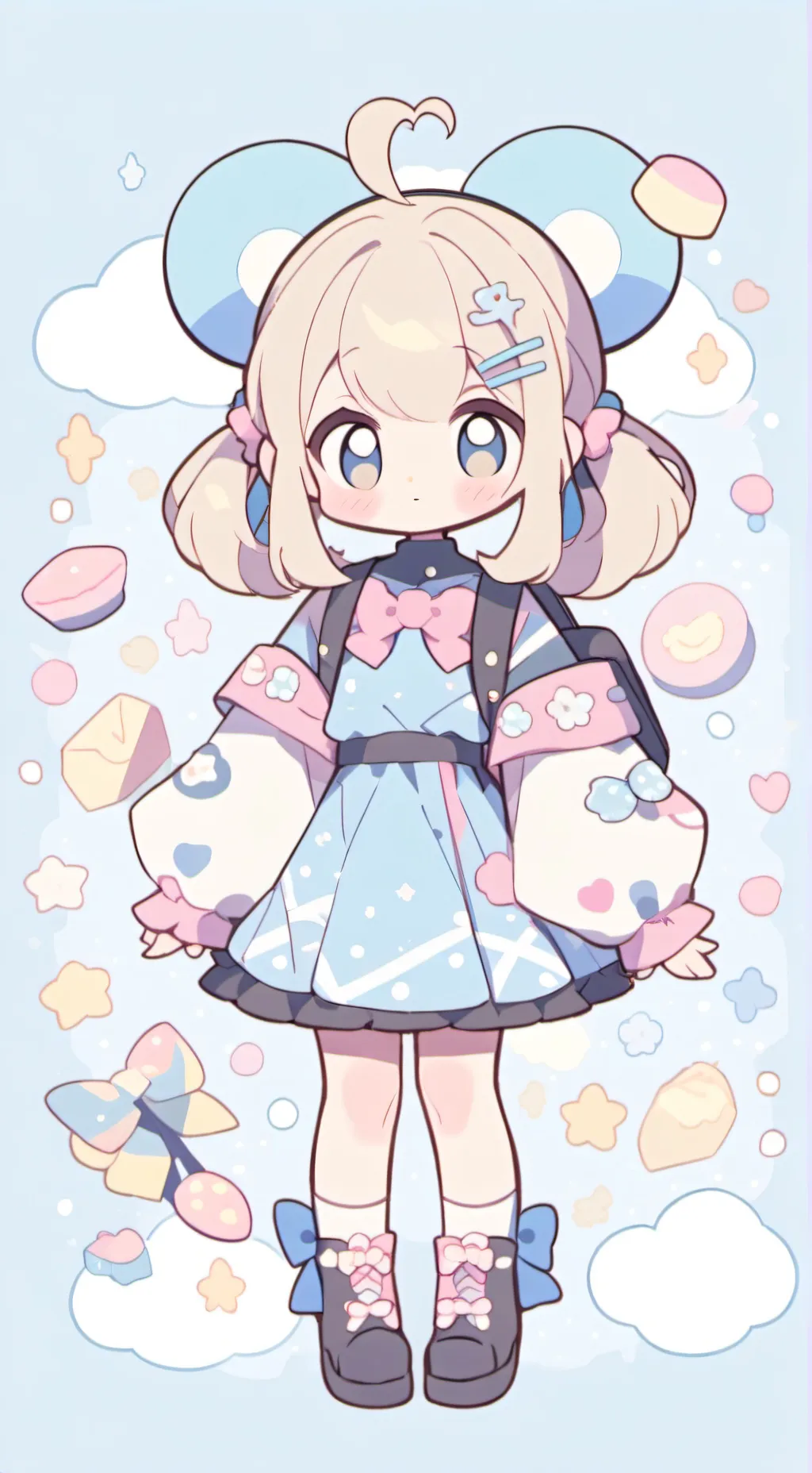 ai character: Tina background