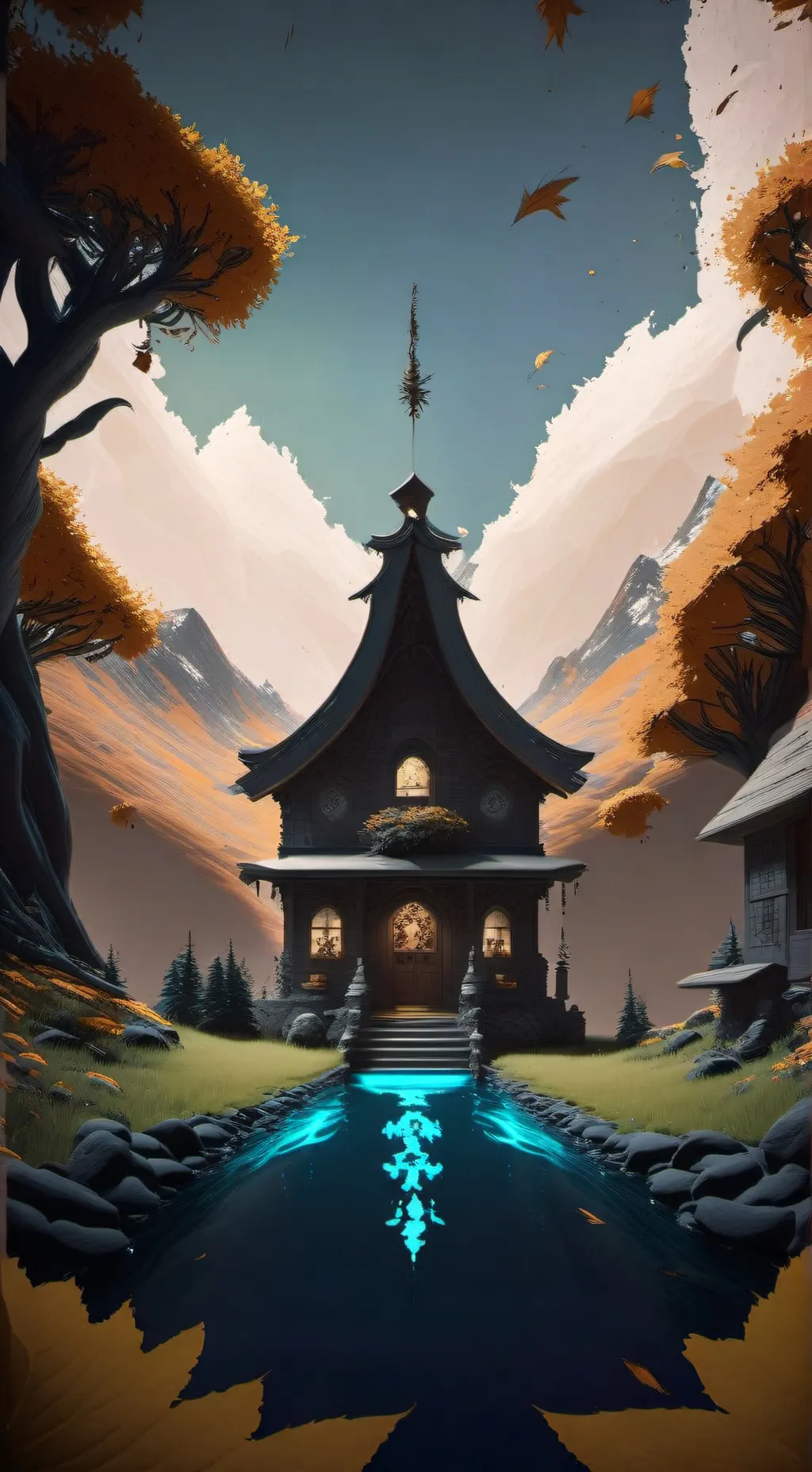 ai character: deltarune rpg background