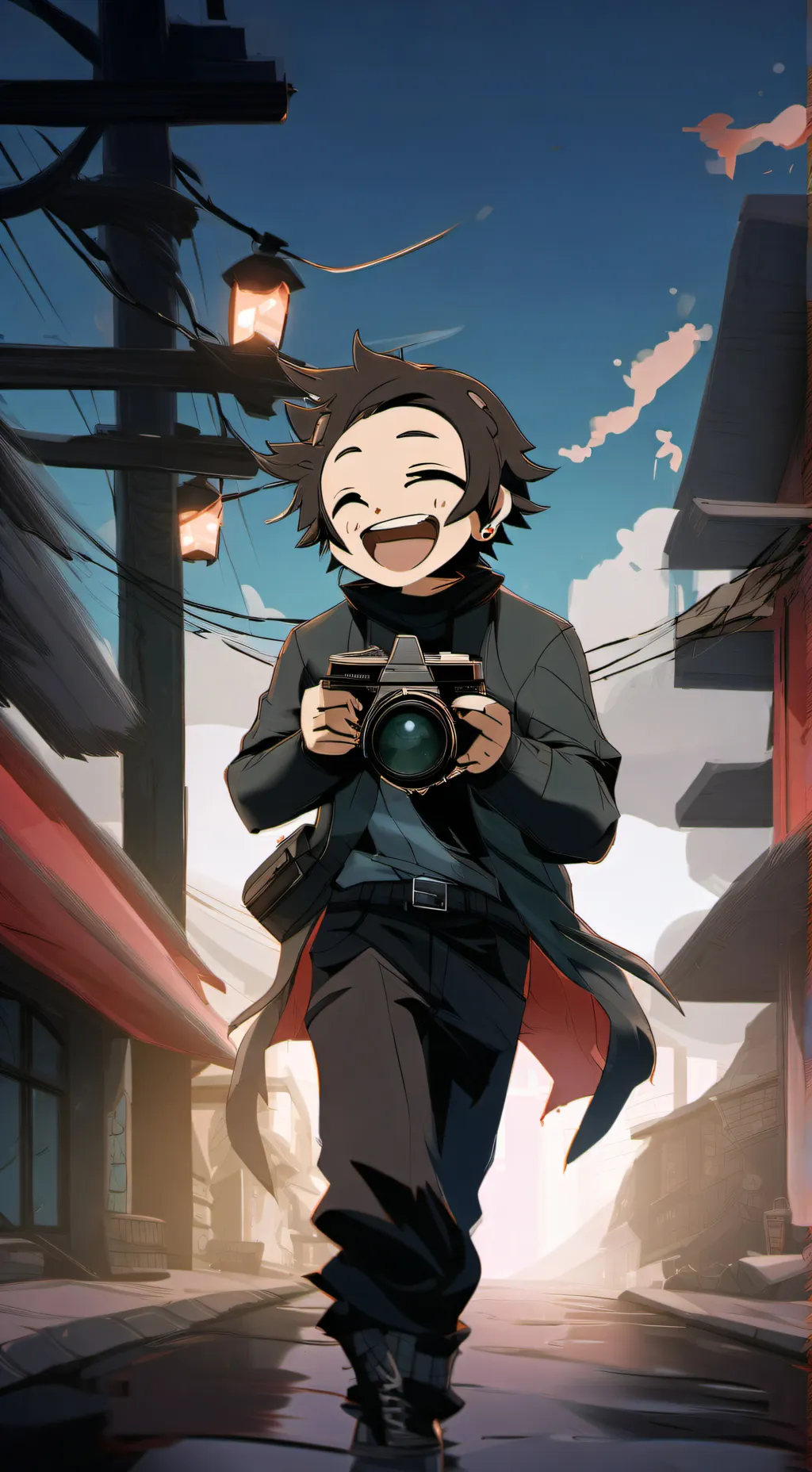 ai character: hashira background