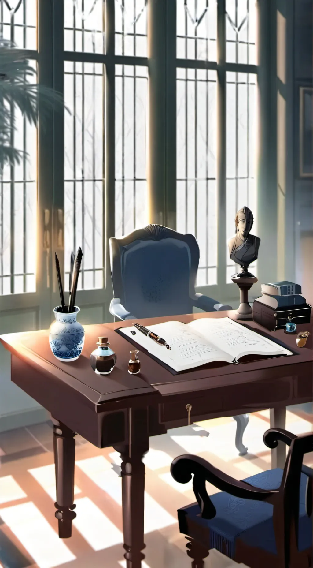 ai character: Diary background