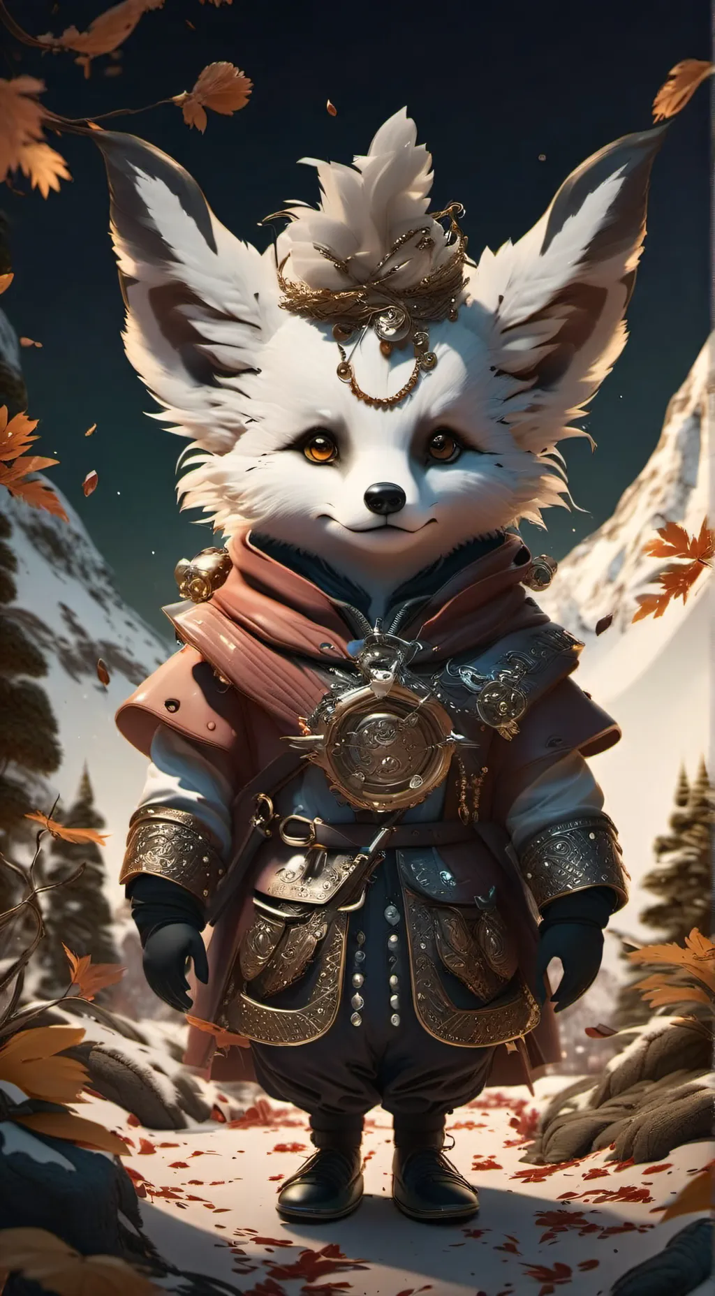 ai character: furry infection background
