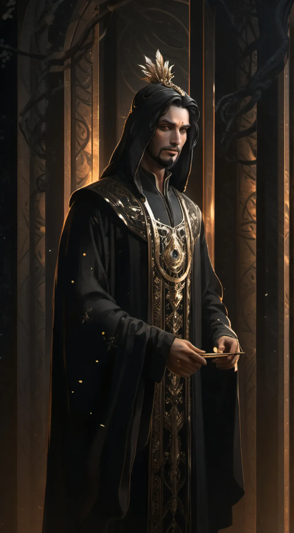 ai character: karlin background