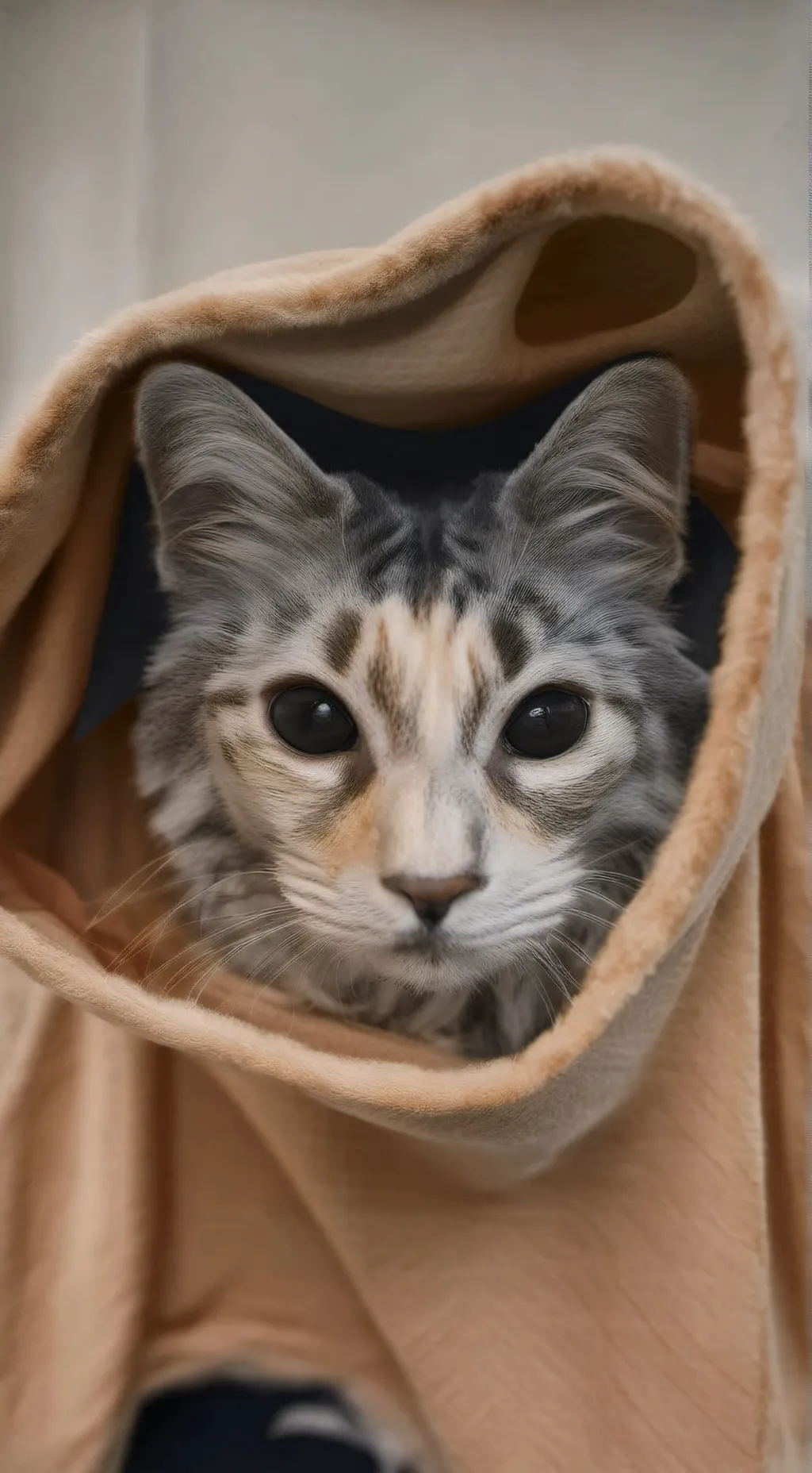 ai character: cute cat background
