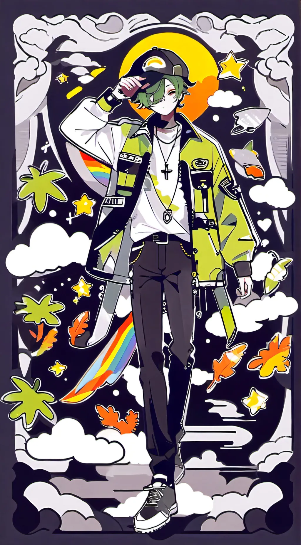 ai character: Dandy background