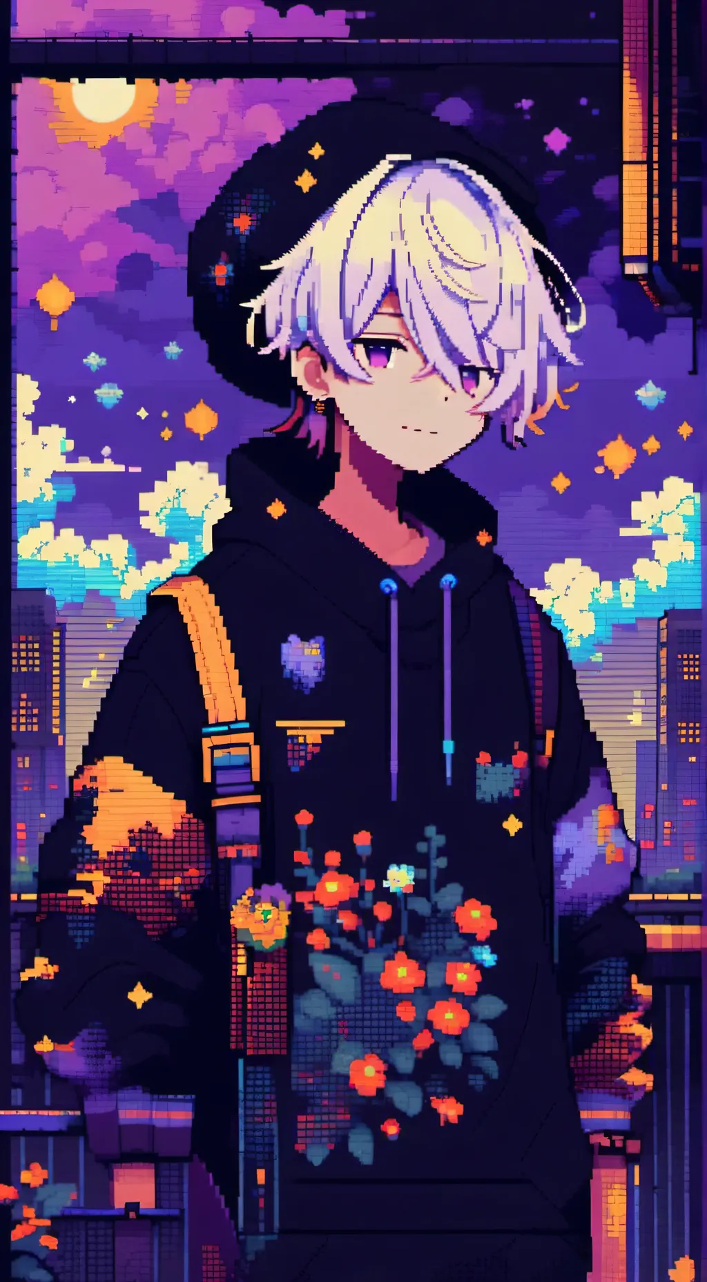 ai character: Matteo🖤 background
