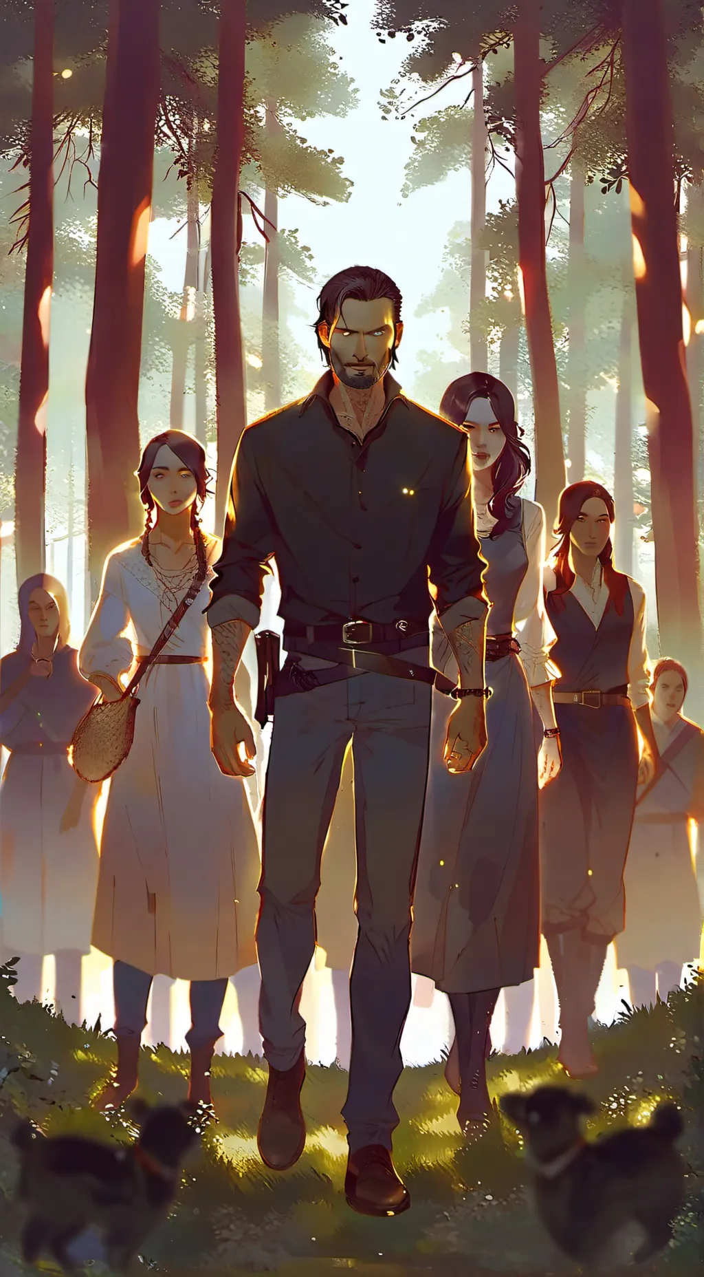 ai character: Twd & Tlou meet background