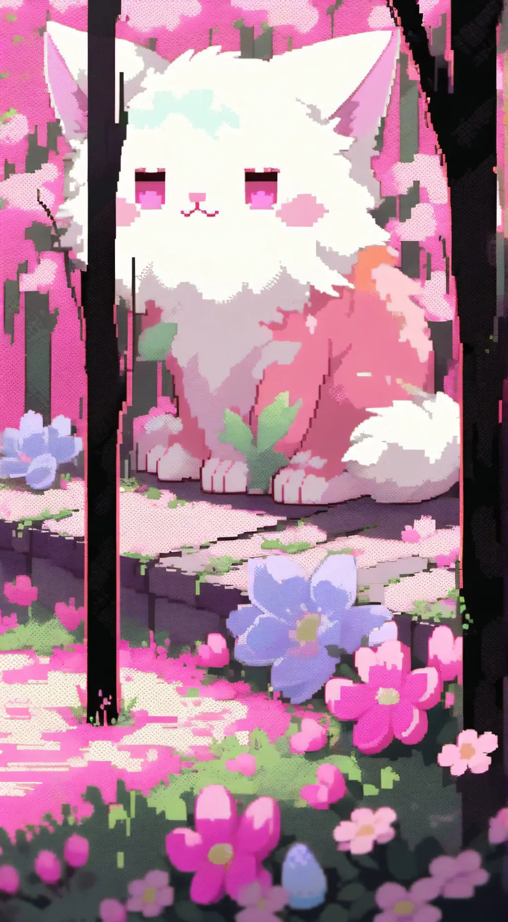 ai character: Pink cute jellycat background