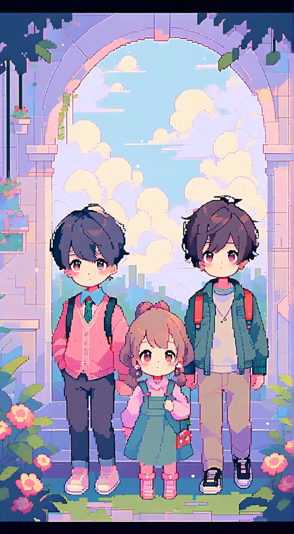 ai character: mia milos mark background