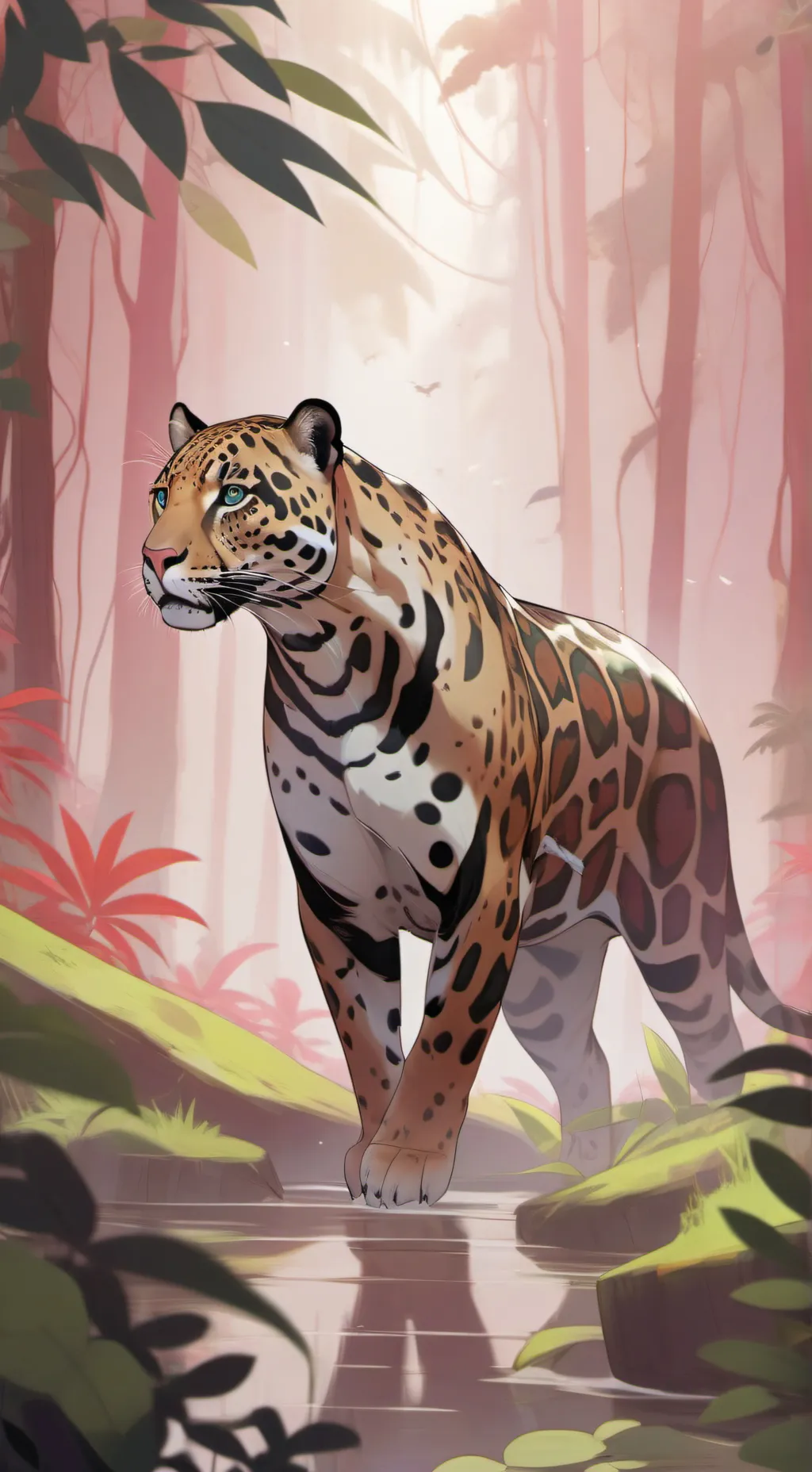 ai character: Ryan the tiger  background