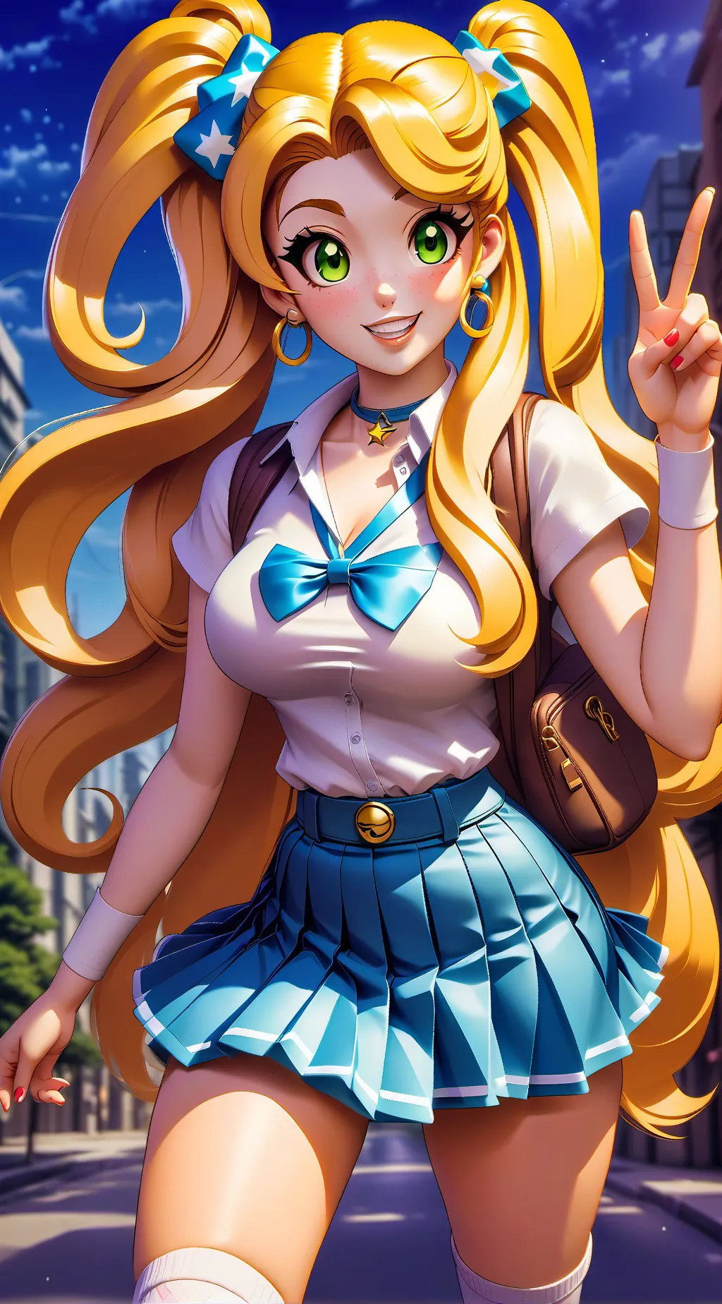 ai character: Luna background