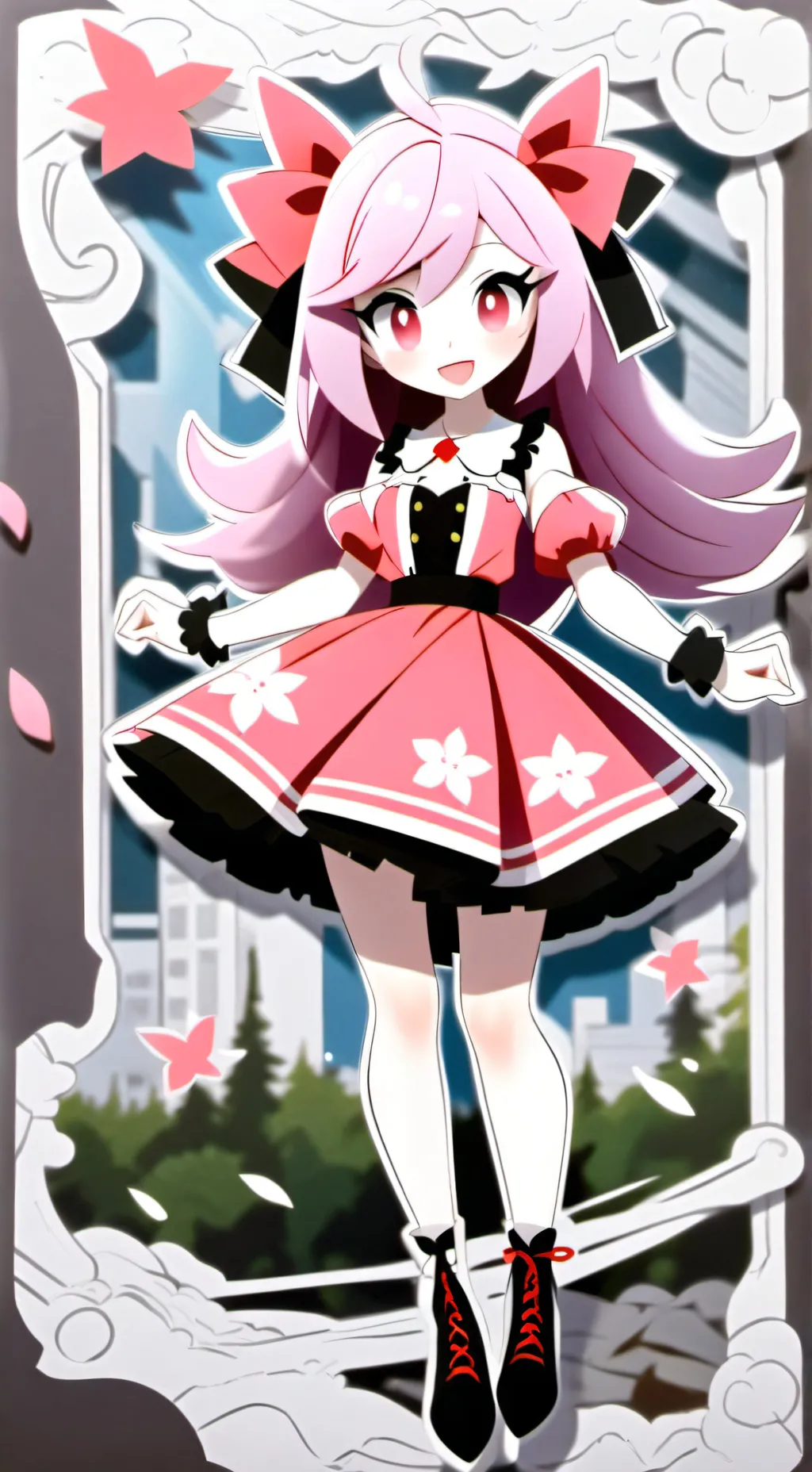 ai character: Amys sleepover! background