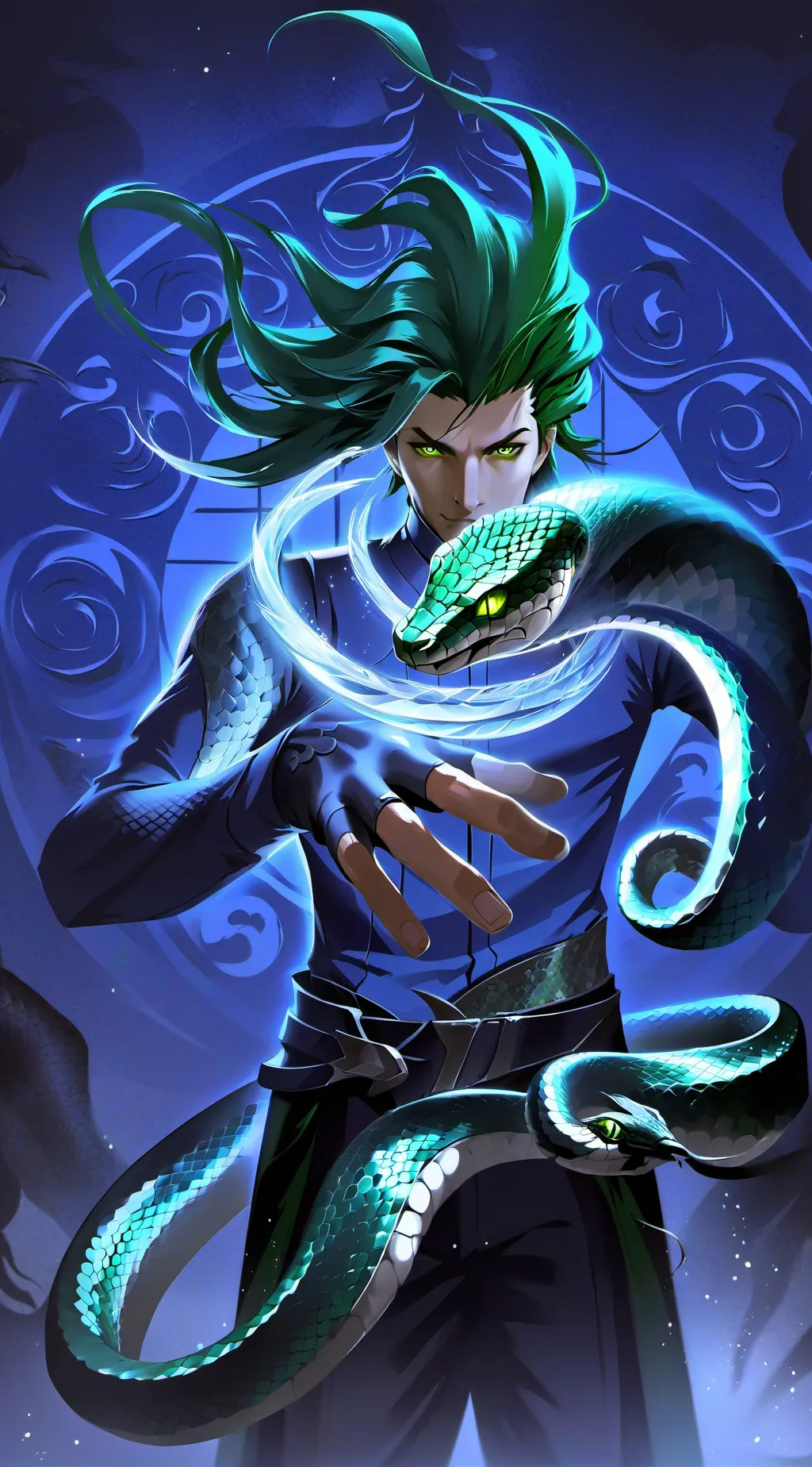 ai character: Shirohe the Snake background